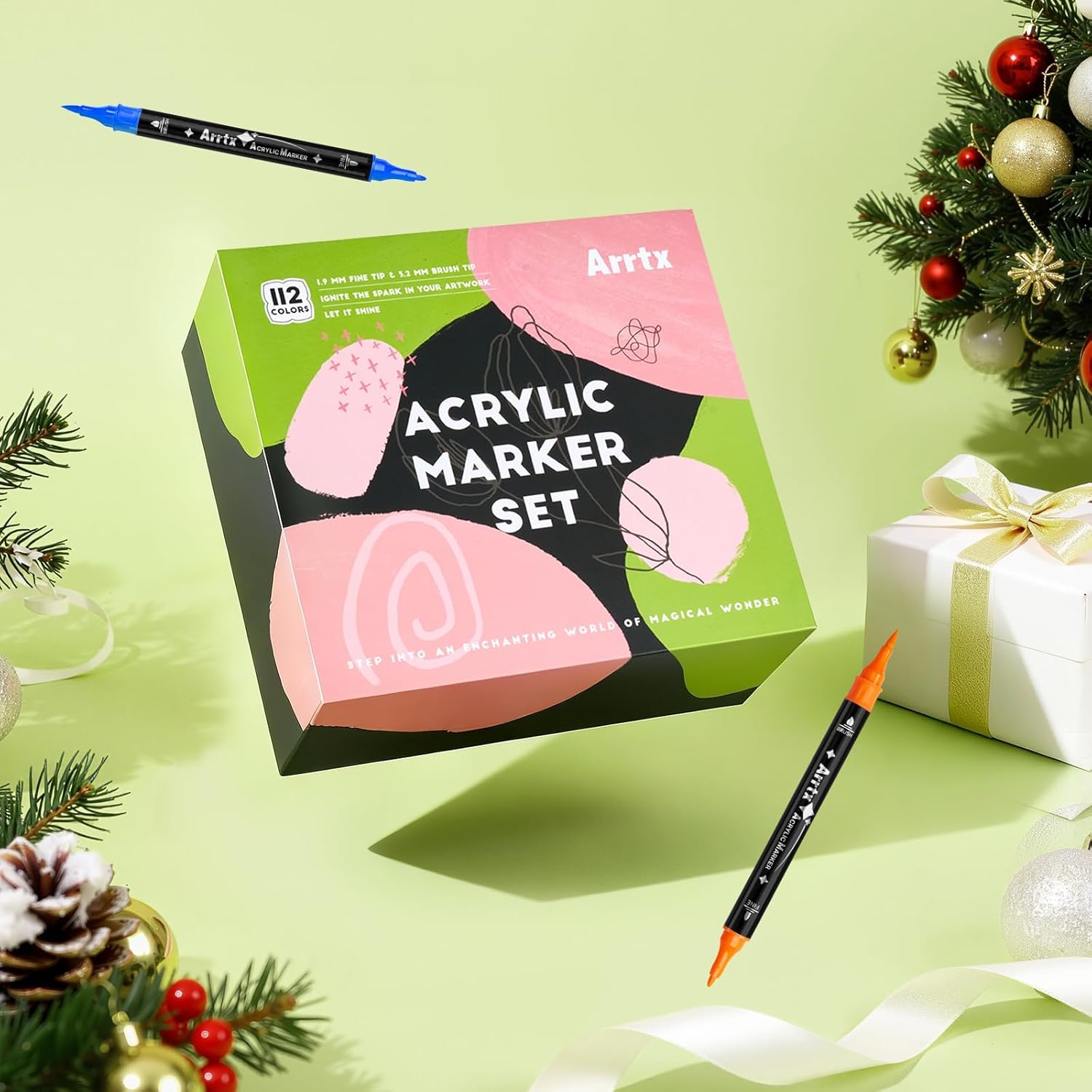 Arrtx Pennarelli Acrilici Doppia Punta - immagine 7