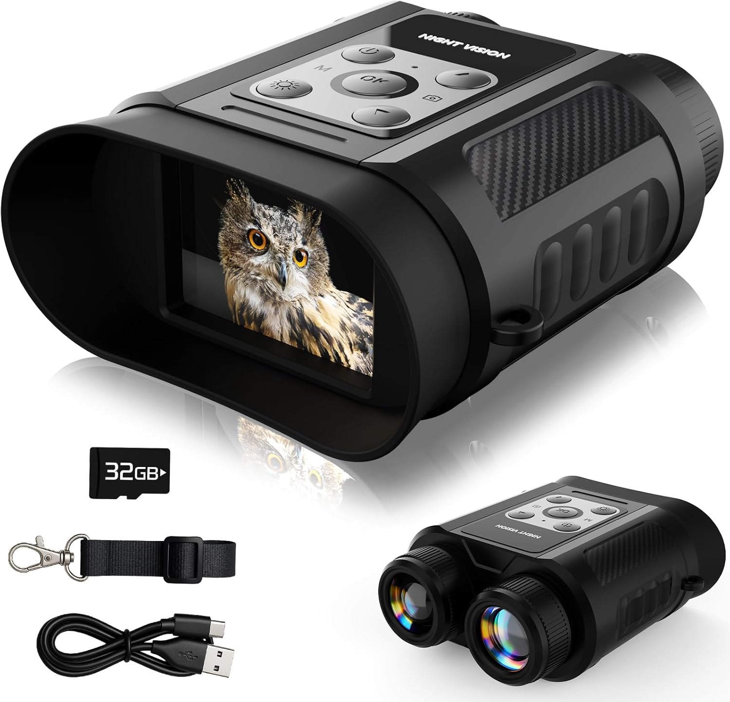 Binocolo Visione Notturna 4K 48MP Zoom Digitale 8X - immagine 1