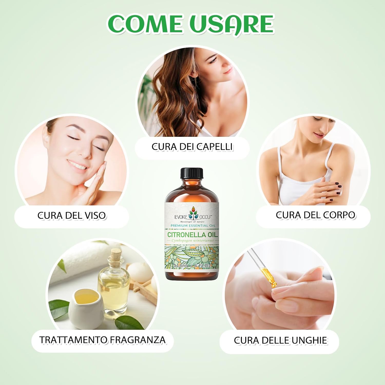 EVOKE OCCU Olio Essenziale di Citronella 118ml - immagine 4