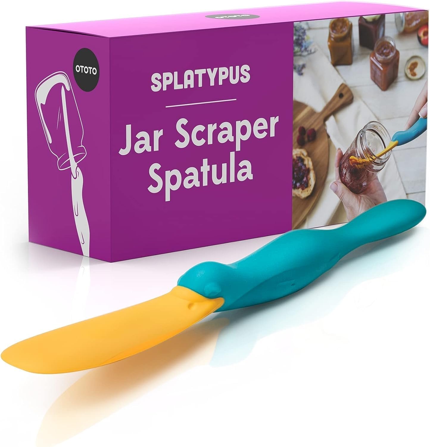 Ototo Splatypus Spatola Silicone per Barattoli