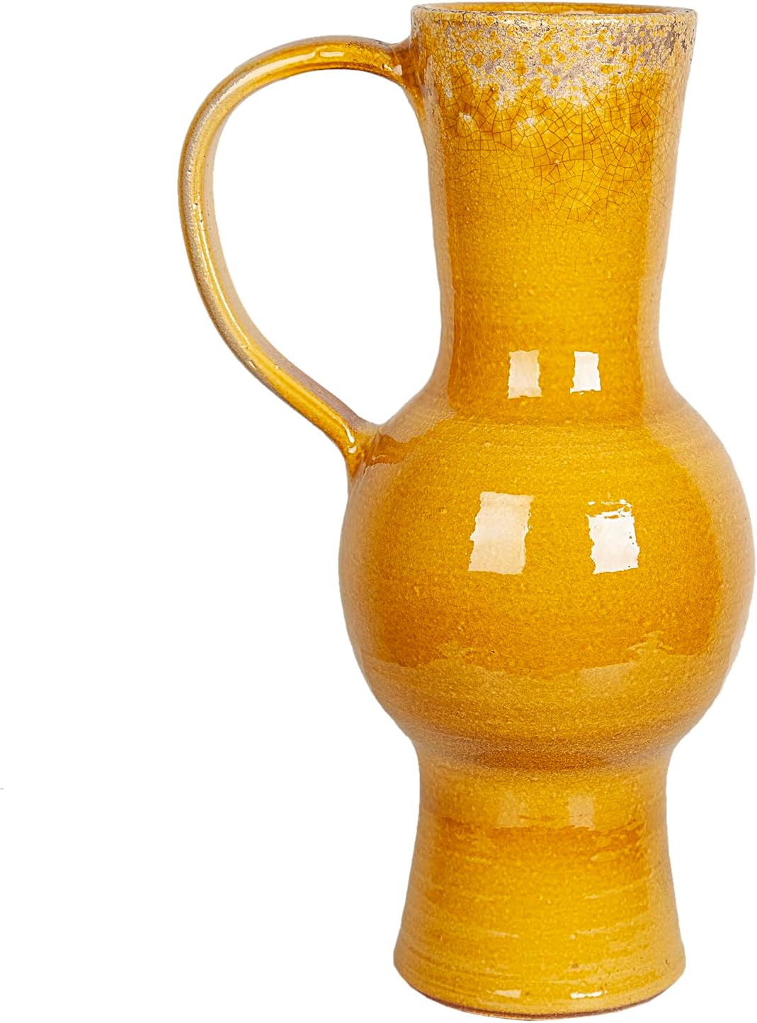 JARRON CERAMICA MOSTAZA