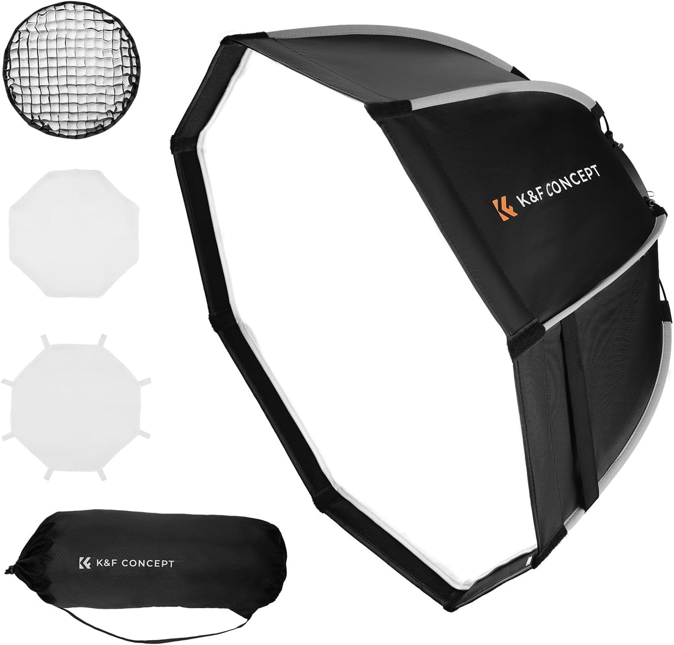 K&f Concept Softbox Parabolico 90 cm Quick Release - immagine 1