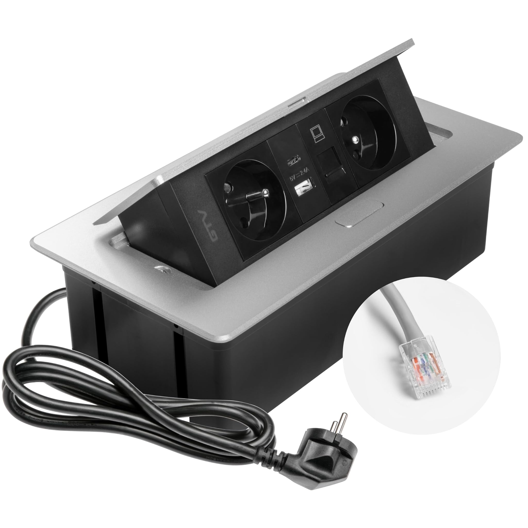 Gtv Presa da Incasso MULTISOFT Alluminio