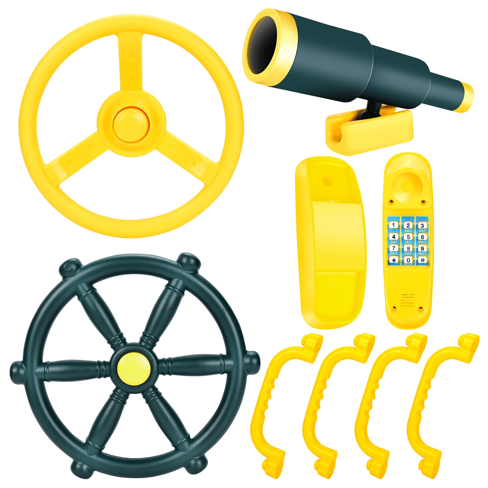 Set Accessori per Torre di Gioco - Maniglie e Binocolo