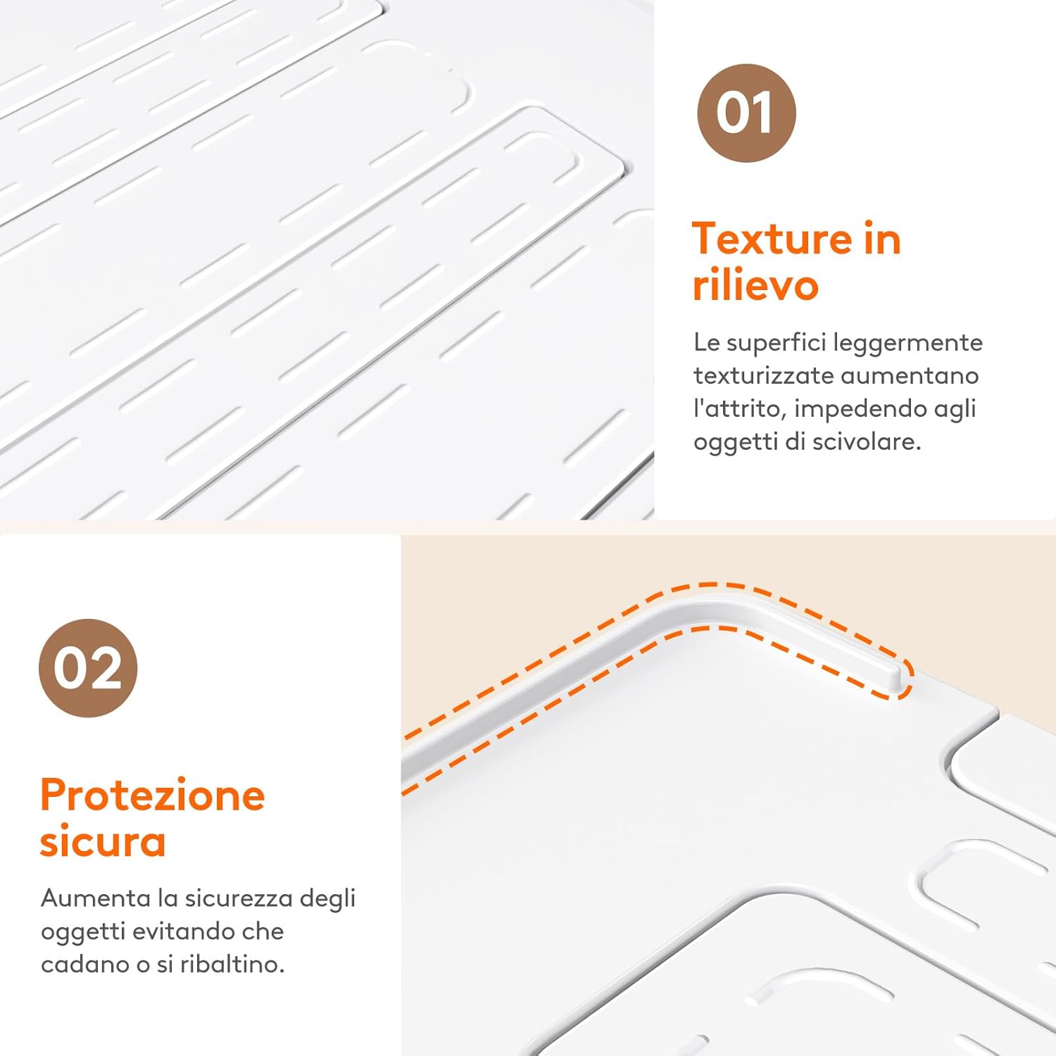 Lifewit Ripiani Cucina Salvaspazio Espandibili 2 Pezzi - immagine 6