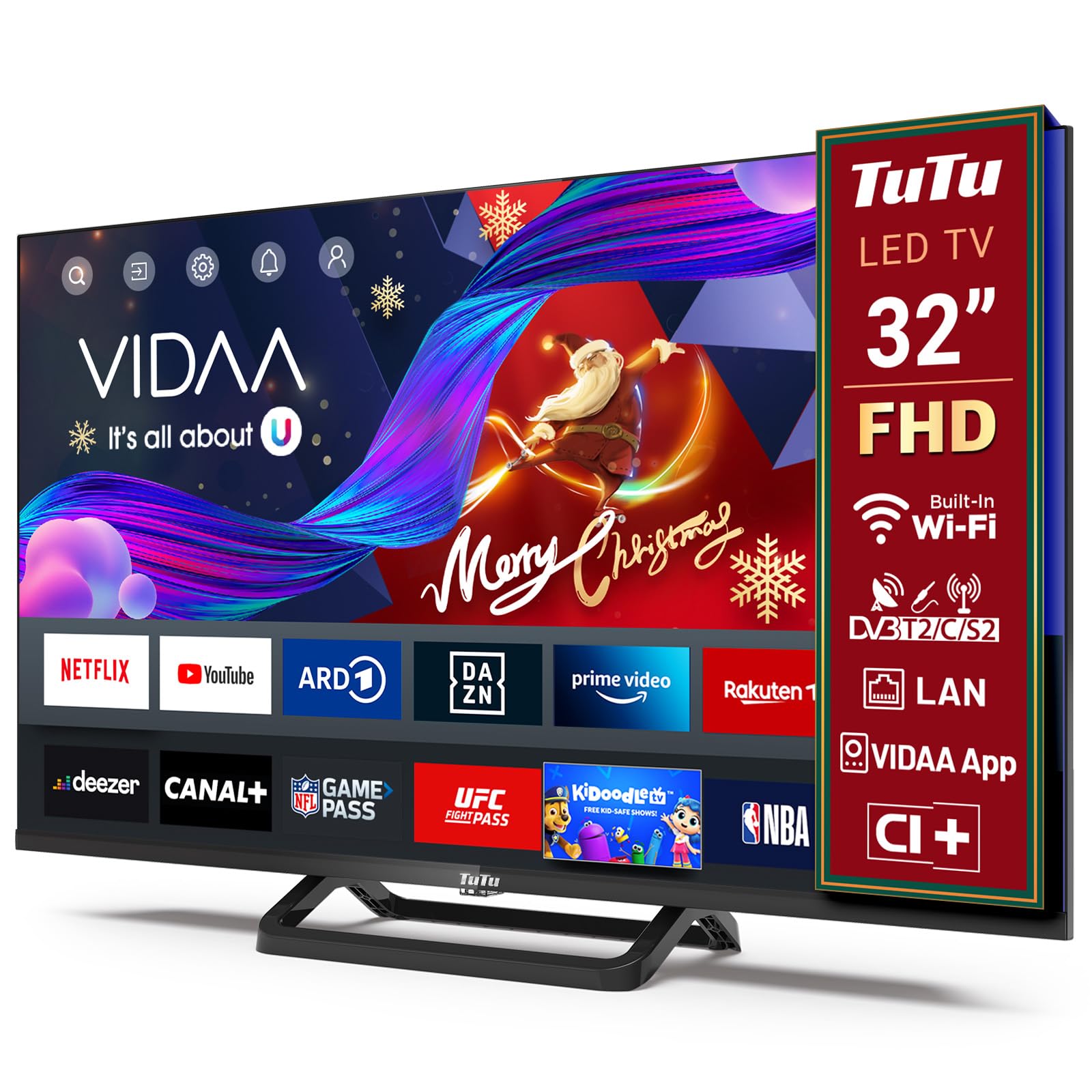 Tutu TUV32FN1B Smart TV 32 Pollici Full HD LED