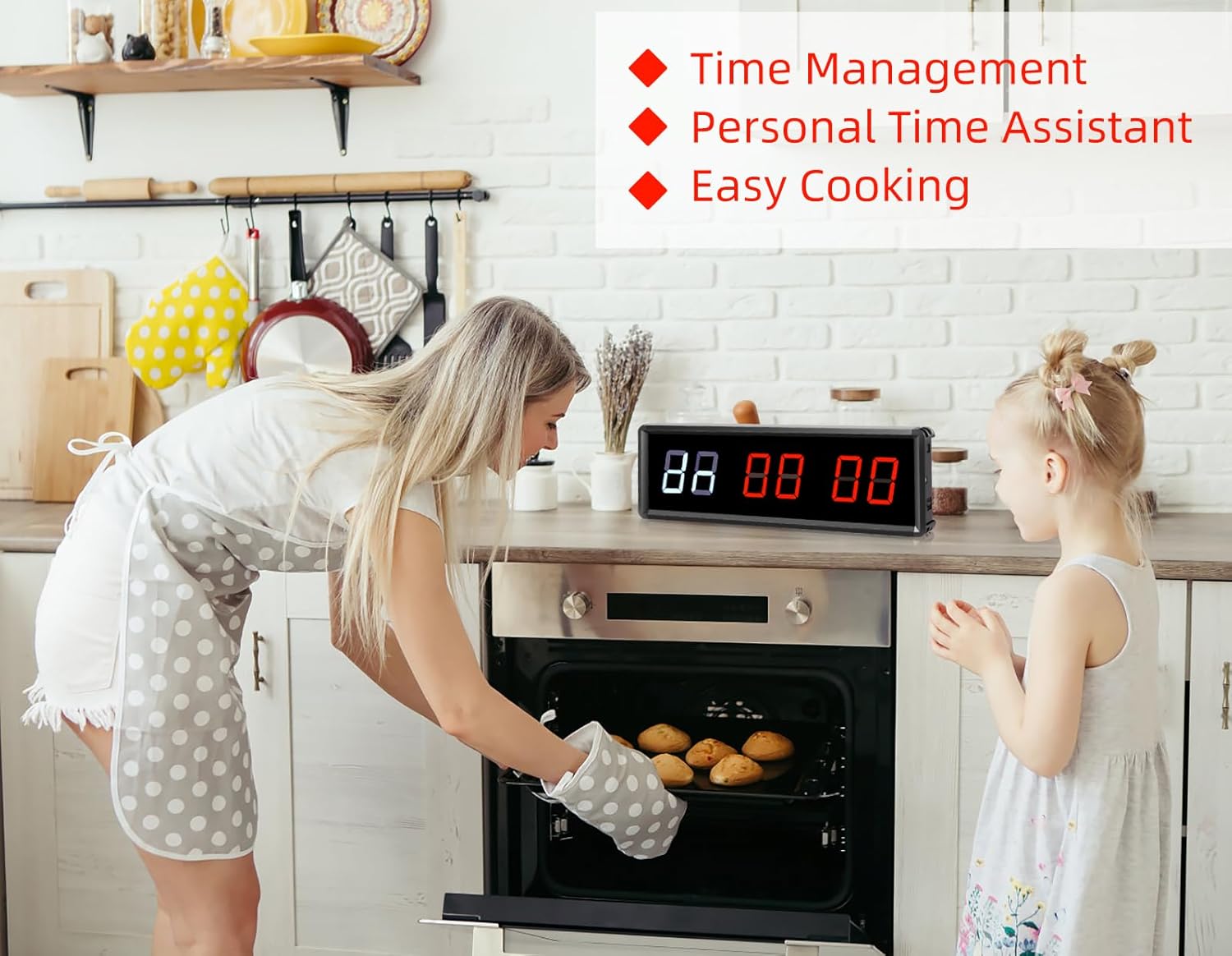 Pellor Timer da Palestra 1.5" LED Programmabile - immagine 5