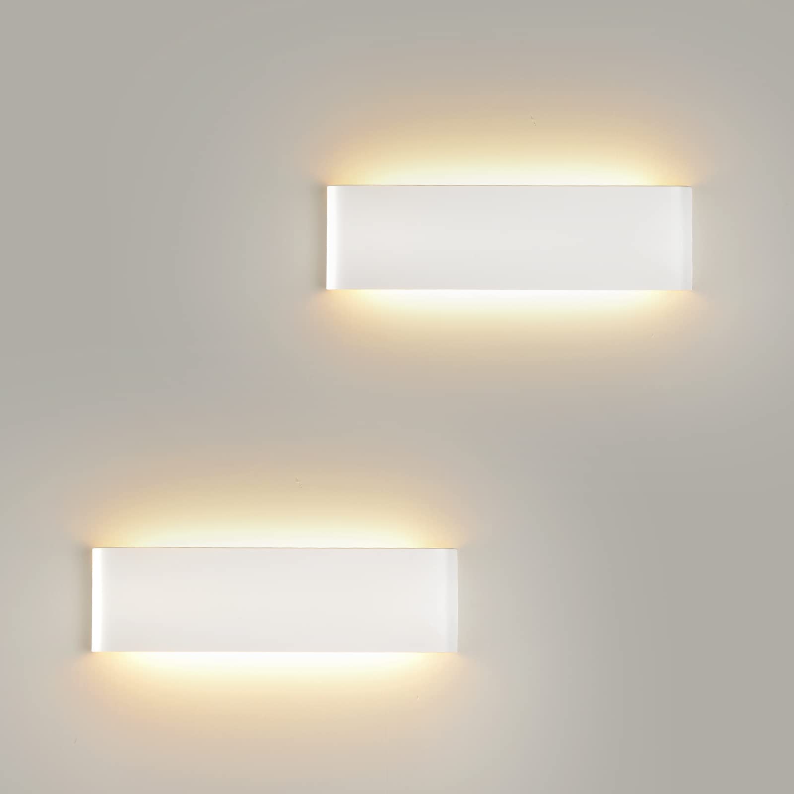 Mille Lucciole Applique da Parete Interno LED 18W, 2 Pezzi Bianco