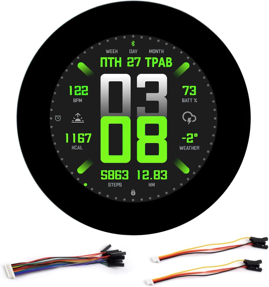 Waveshare ESP32-S3 Display Rotondo Touch Capacitivo 2.8'' - immagine 1