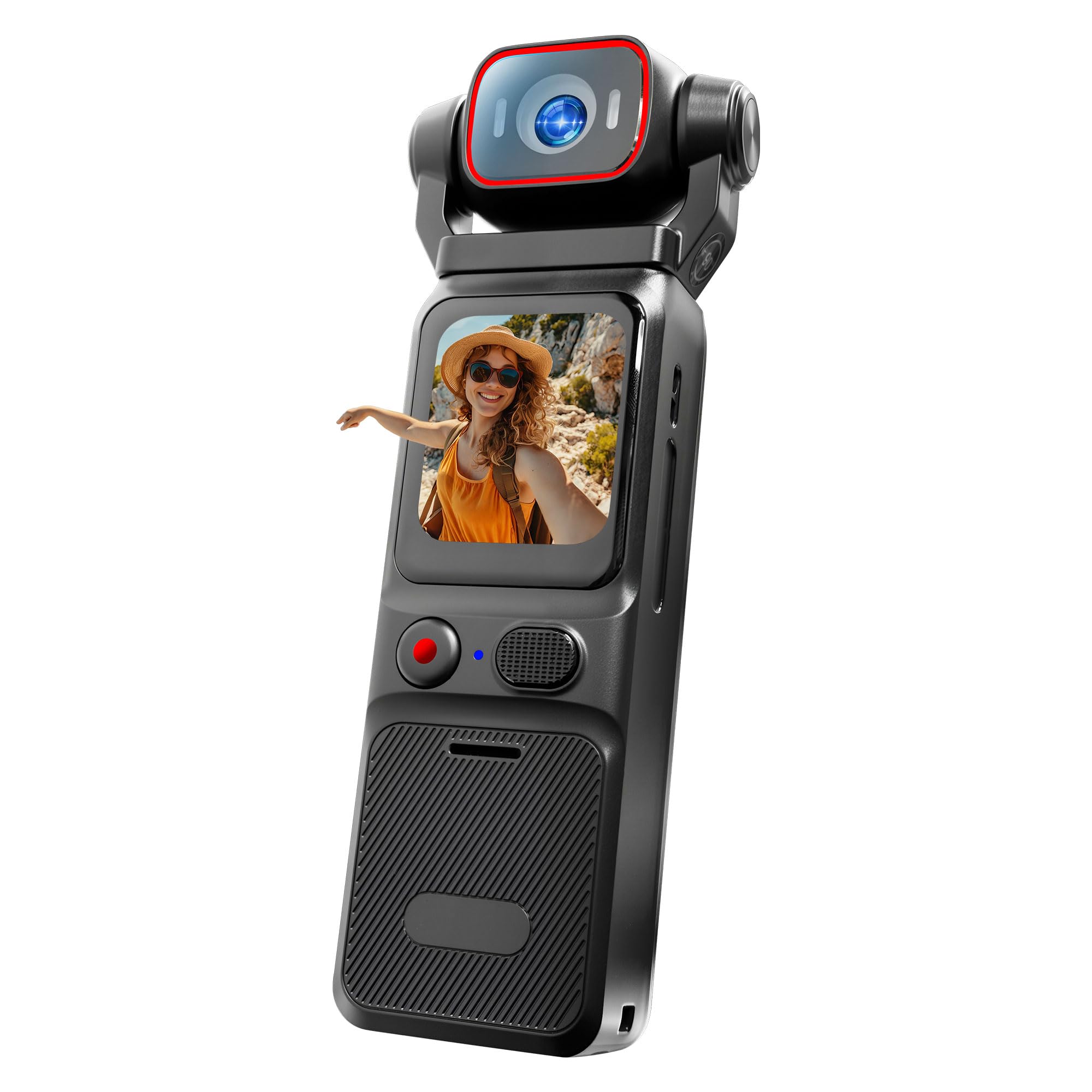 Mini Vlog Camera 4K con Stabilizzazione 6 assi