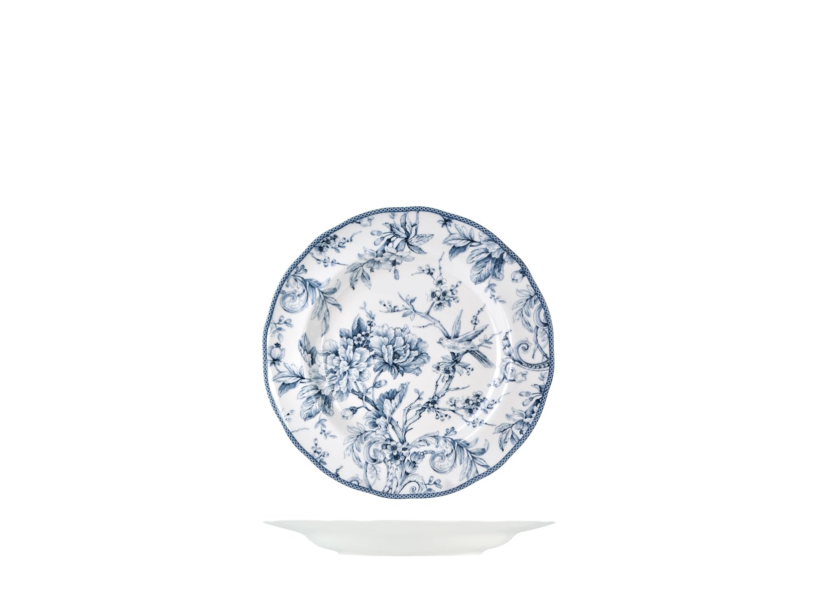 H&h set 6 piatti frutta kensington in porcellana cm 22