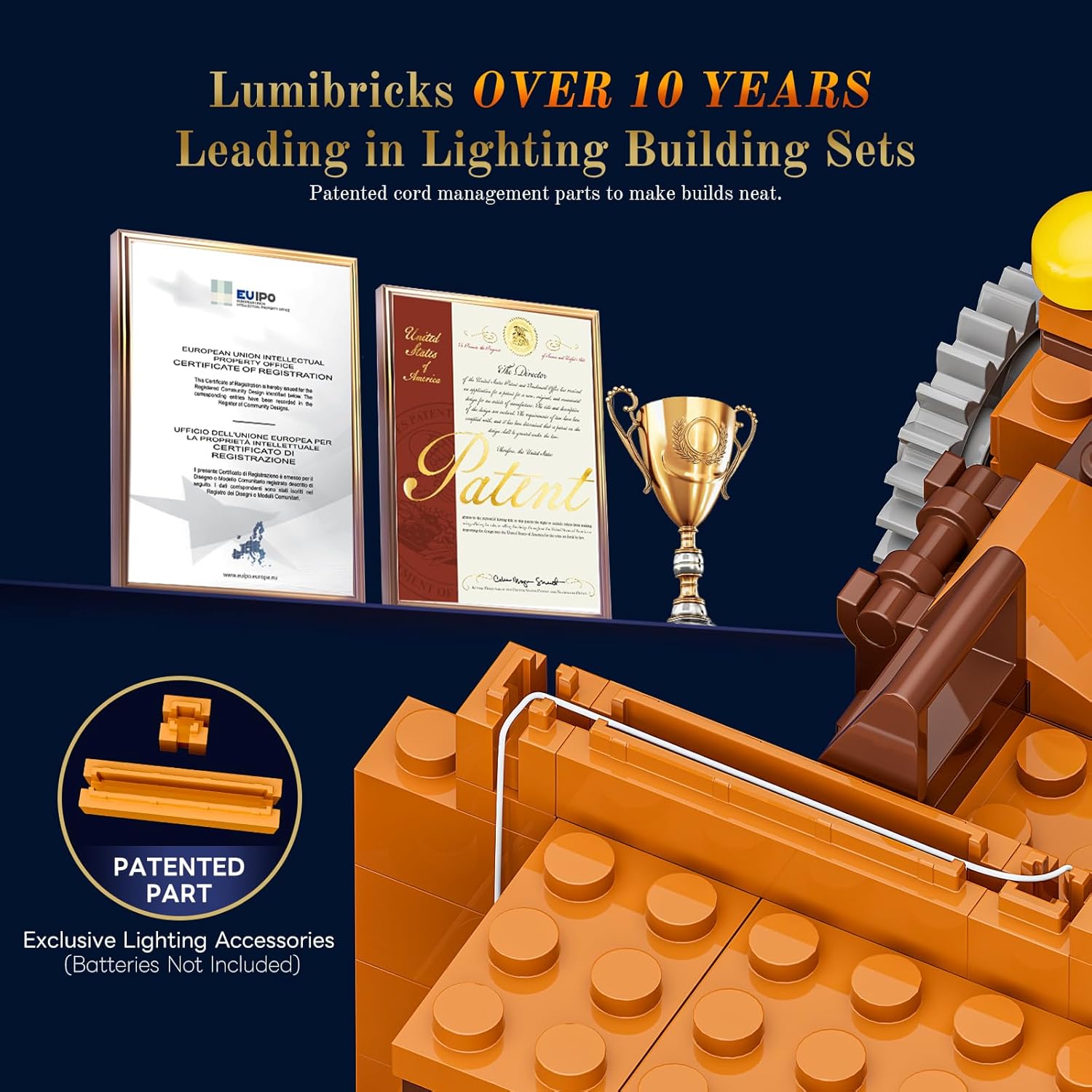 Biblioteca Spazio-Tempo LED - Set Mattoncini - immagine 5