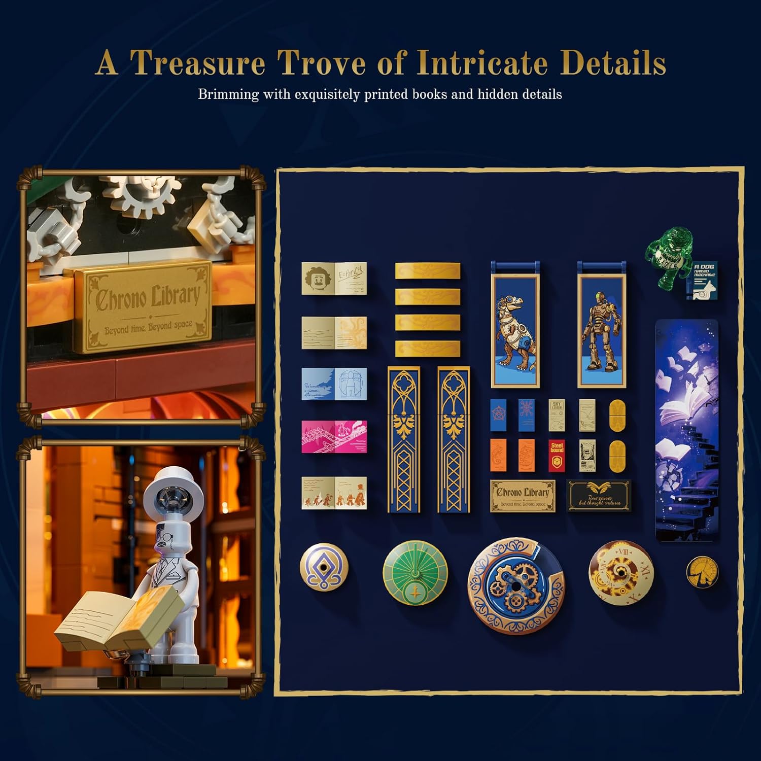 Biblioteca Spazio-Tempo LED - Set Mattoncini - immagine 7