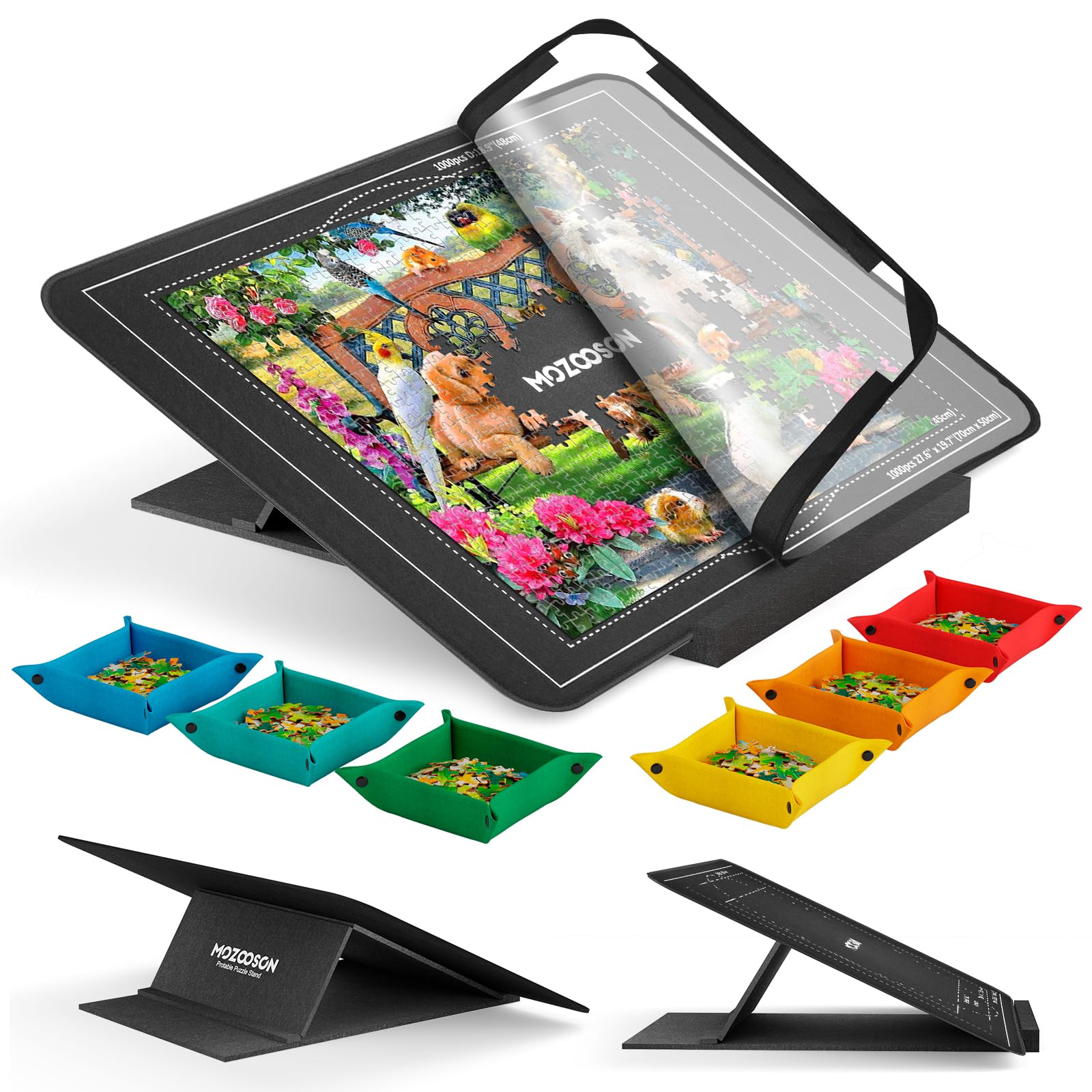 MOZOOSON Tavole per Puzzle 1000 Pezzi Regolabile