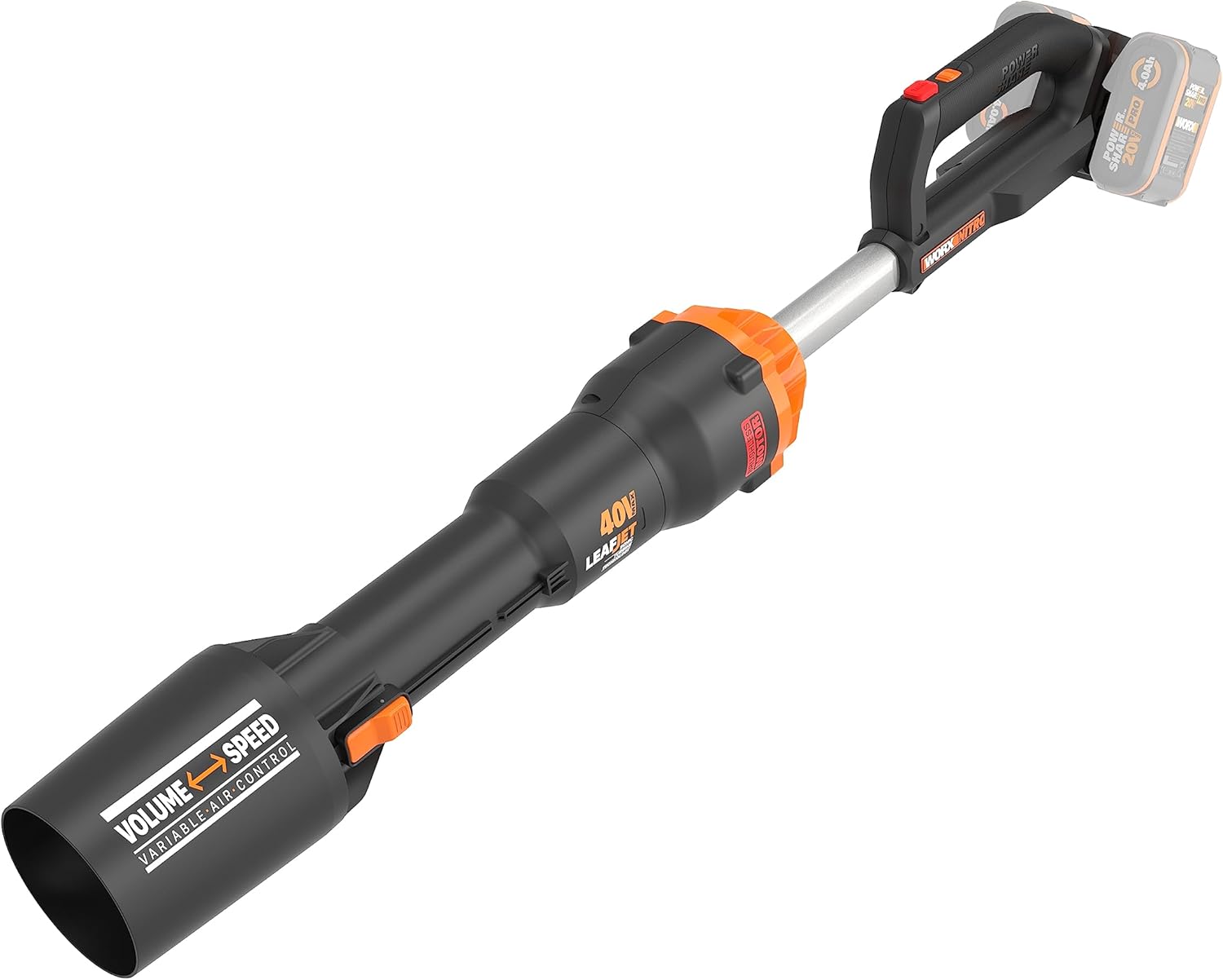 Worx Nitro WG585E.9 - Soffiatore a Batteria 40V Brushless