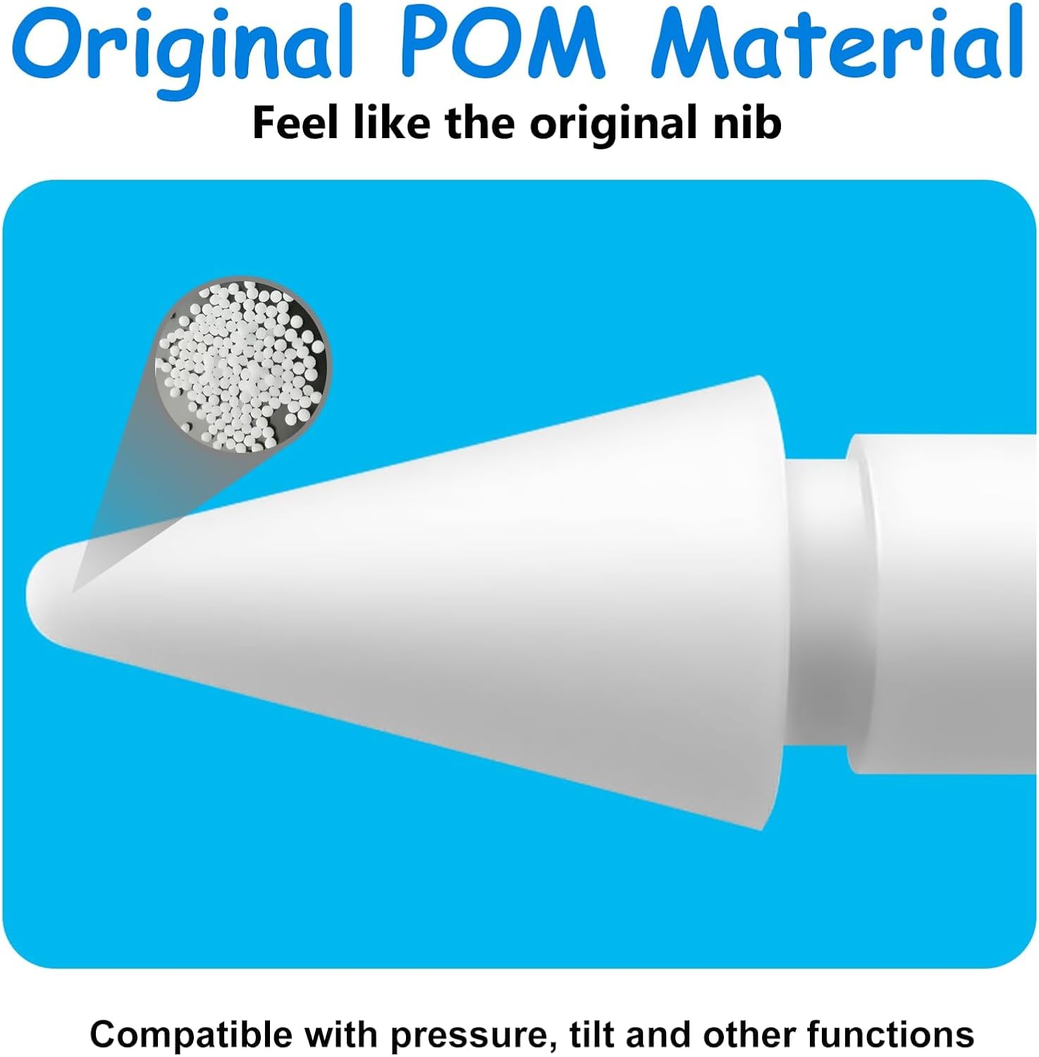 Paperfeel Punte di Ricambio per Apple Pencil (4 Pezzi) - immagine 4