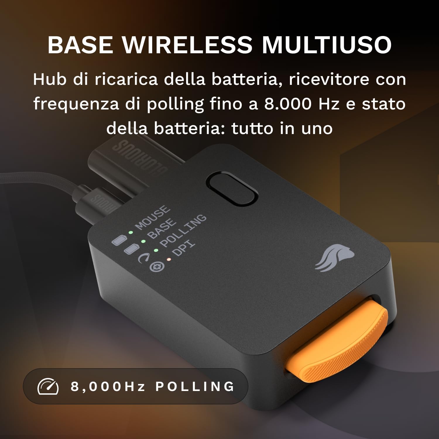 Glorious Gaming - Model O3 Mouse Gaming Wireless RGB - immagine 6