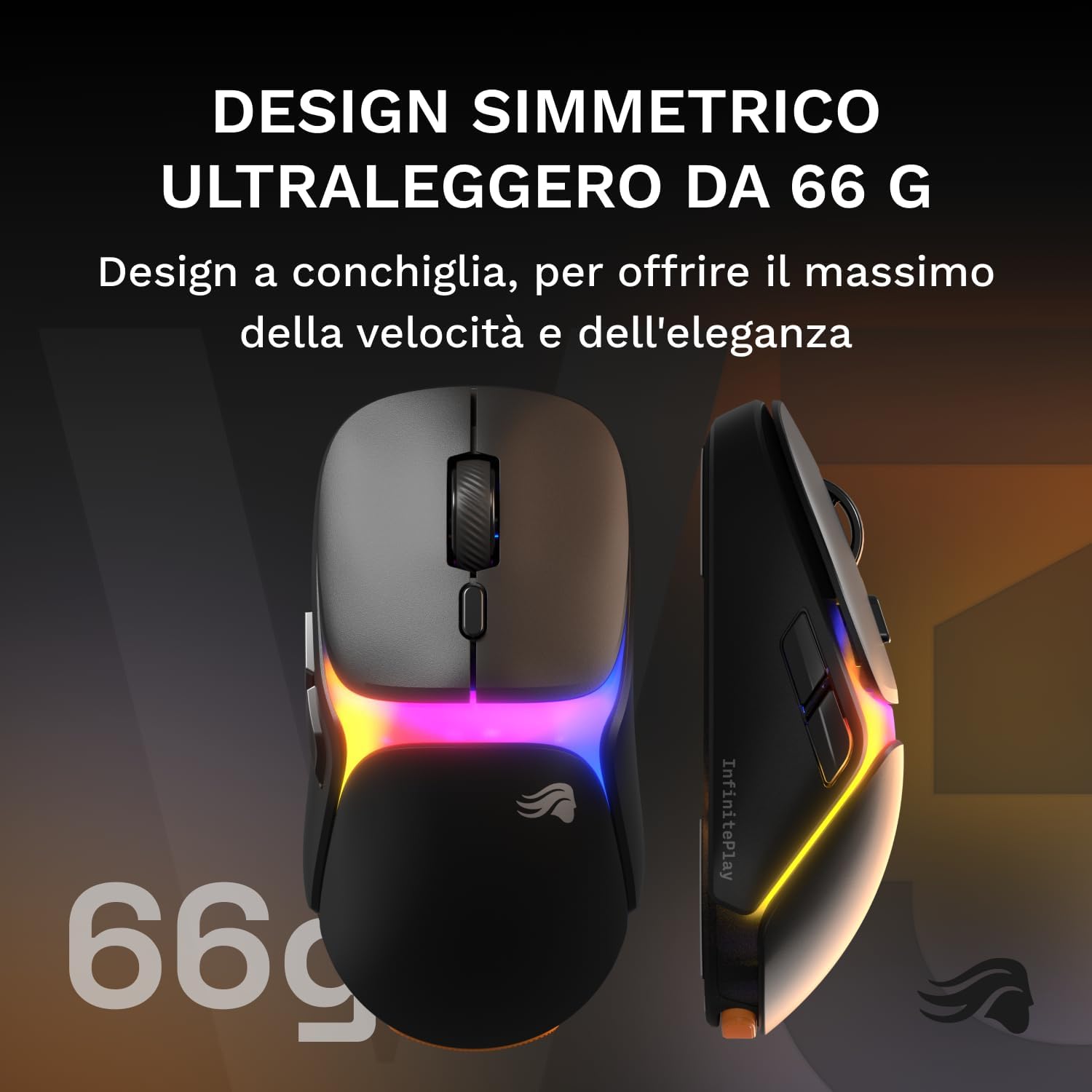 Glorious Gaming - Model O3 Mouse Gaming Wireless RGB - immagine 7