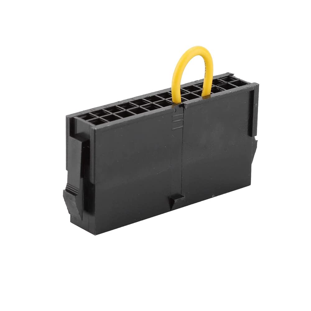 2 pezzi strumento ponte ponticello alimentazione ATX 24 pin, modulo di alimentazione avviamento alimentatore 24 pin ATX 20 + 4 pin connettore riavvio alimentatore