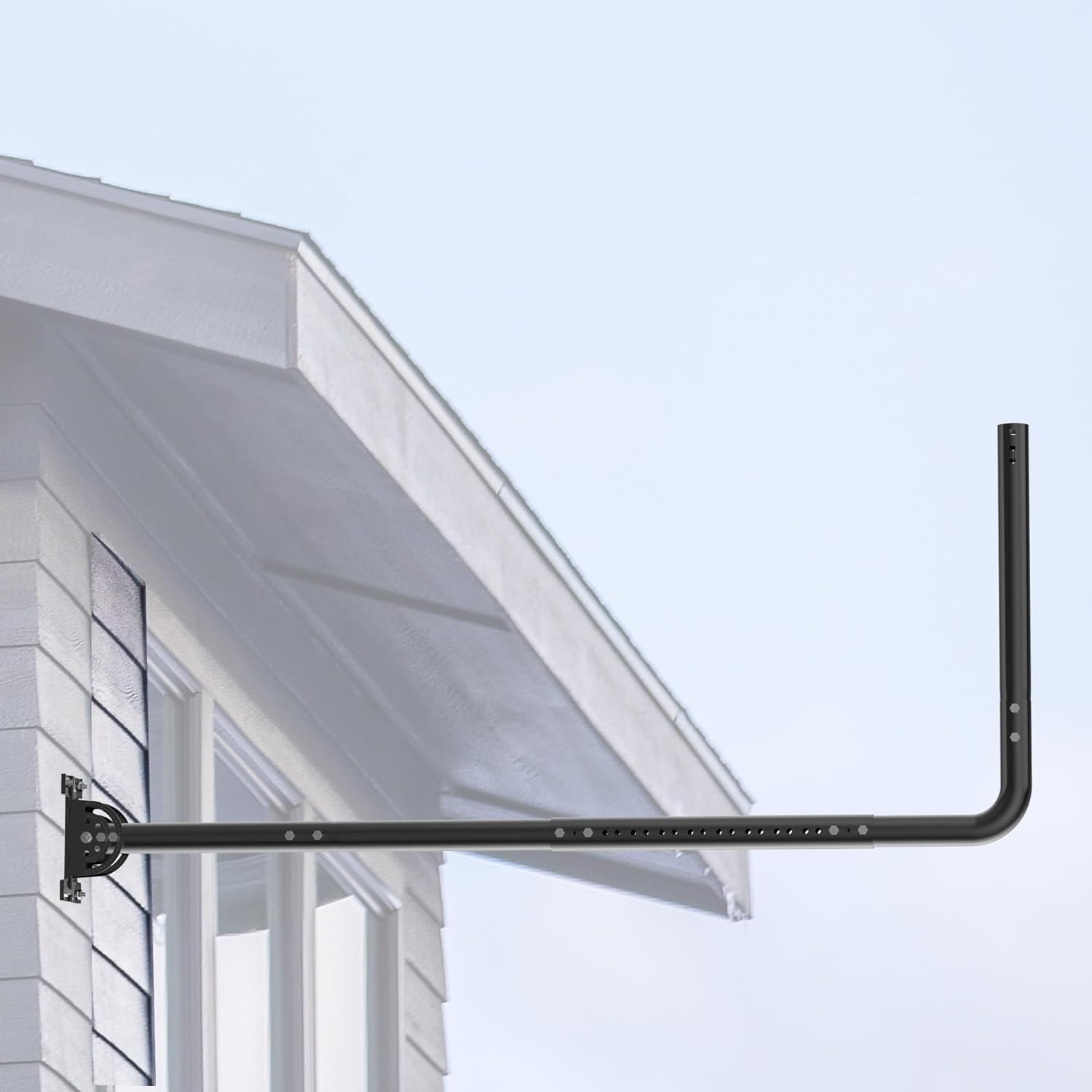 Staffa a Muro Regolabile per Antenna con Gomito 90° - immagine 2