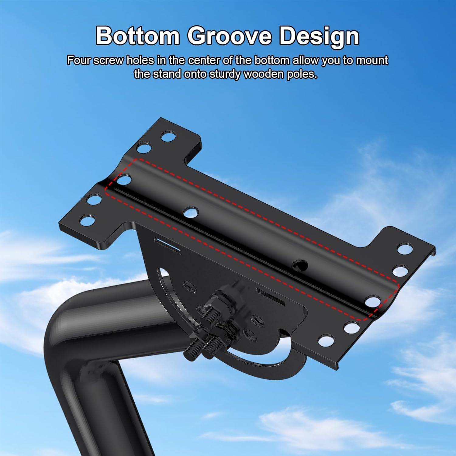 Staffa a Muro Regolabile per Antenna con Gomito 90° - immagine 7