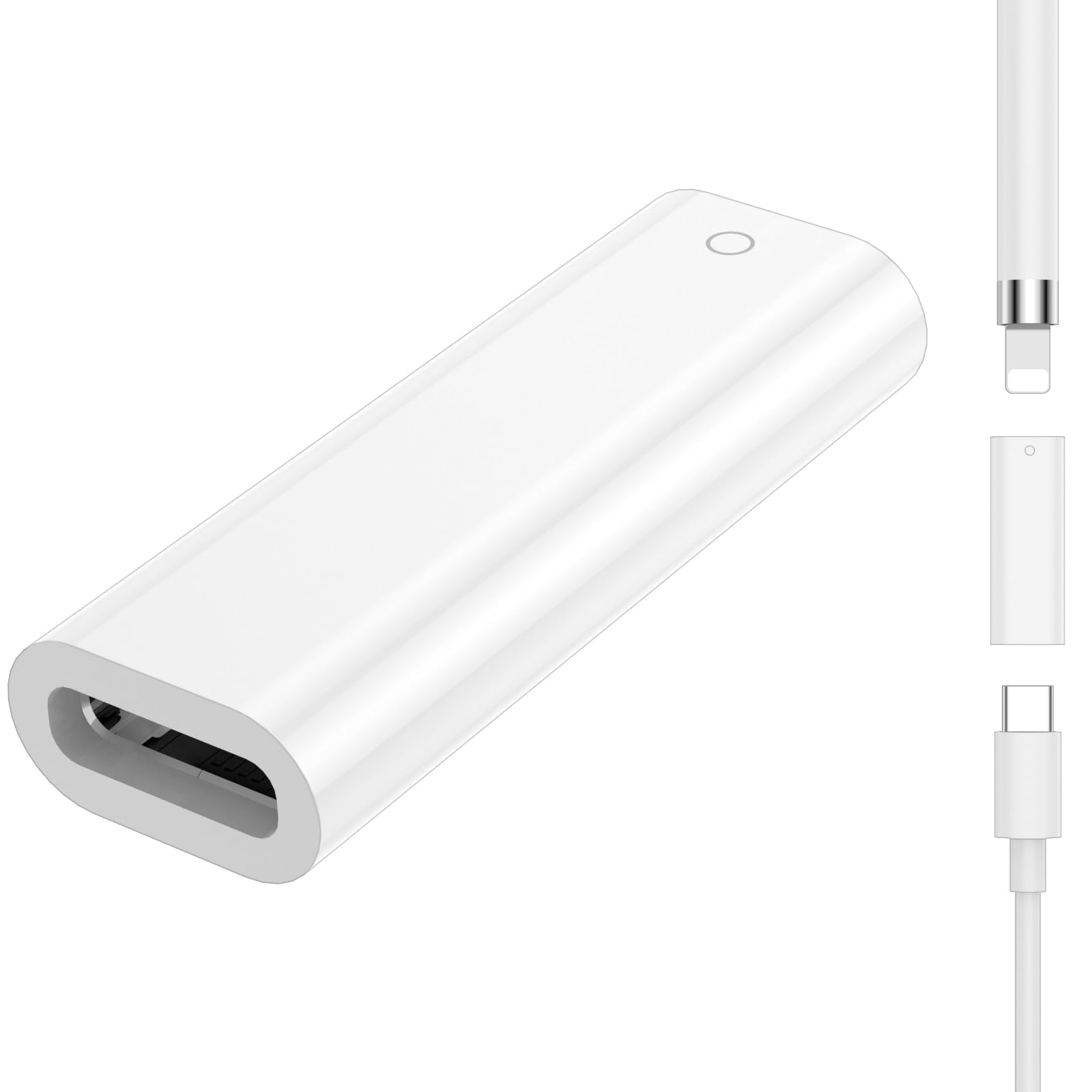 Adattatore USB-C per Apple Pencil 1 Generazione, Bianco