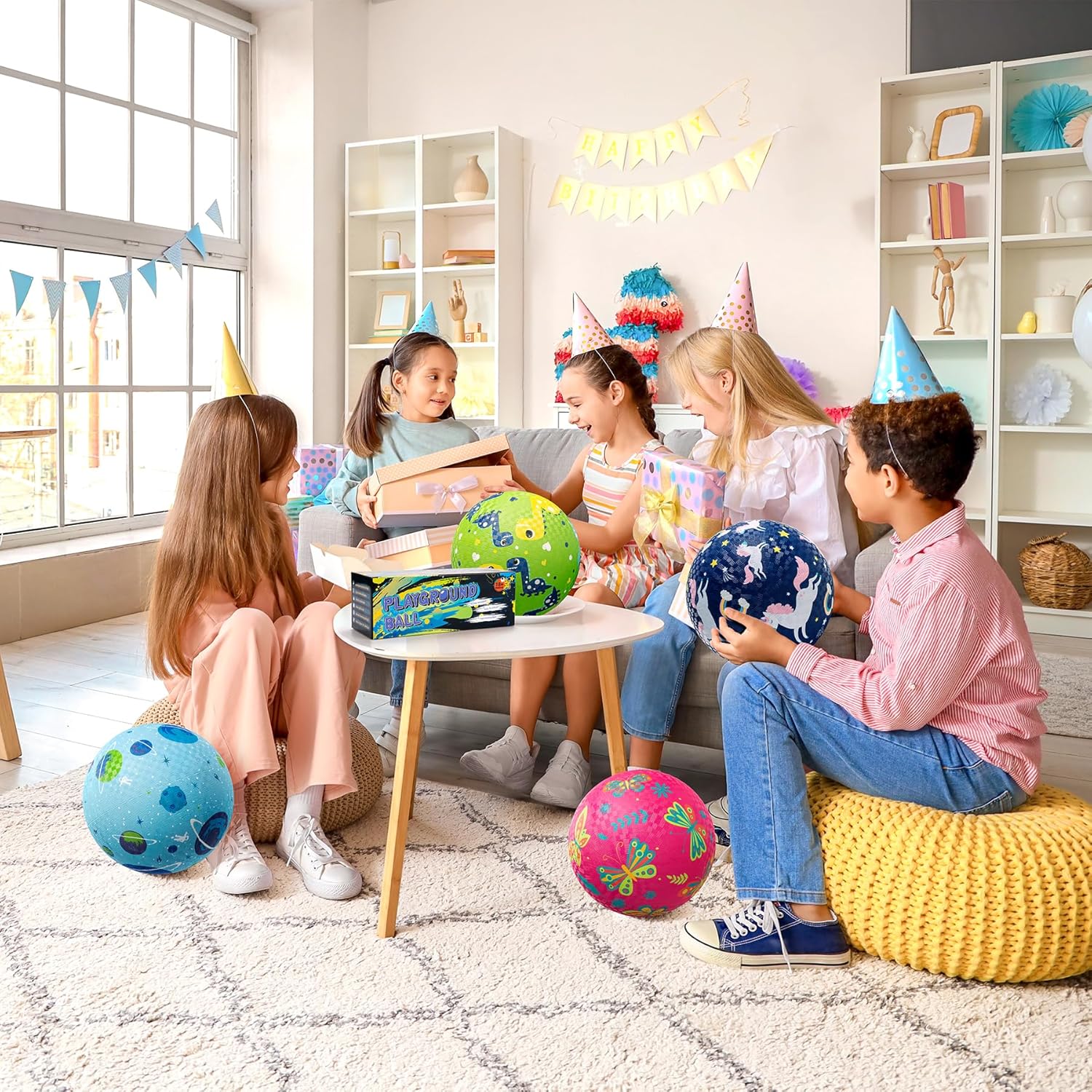 U&c Planet 2 Palle da Gioco 21cm con Pompa - immagine 4