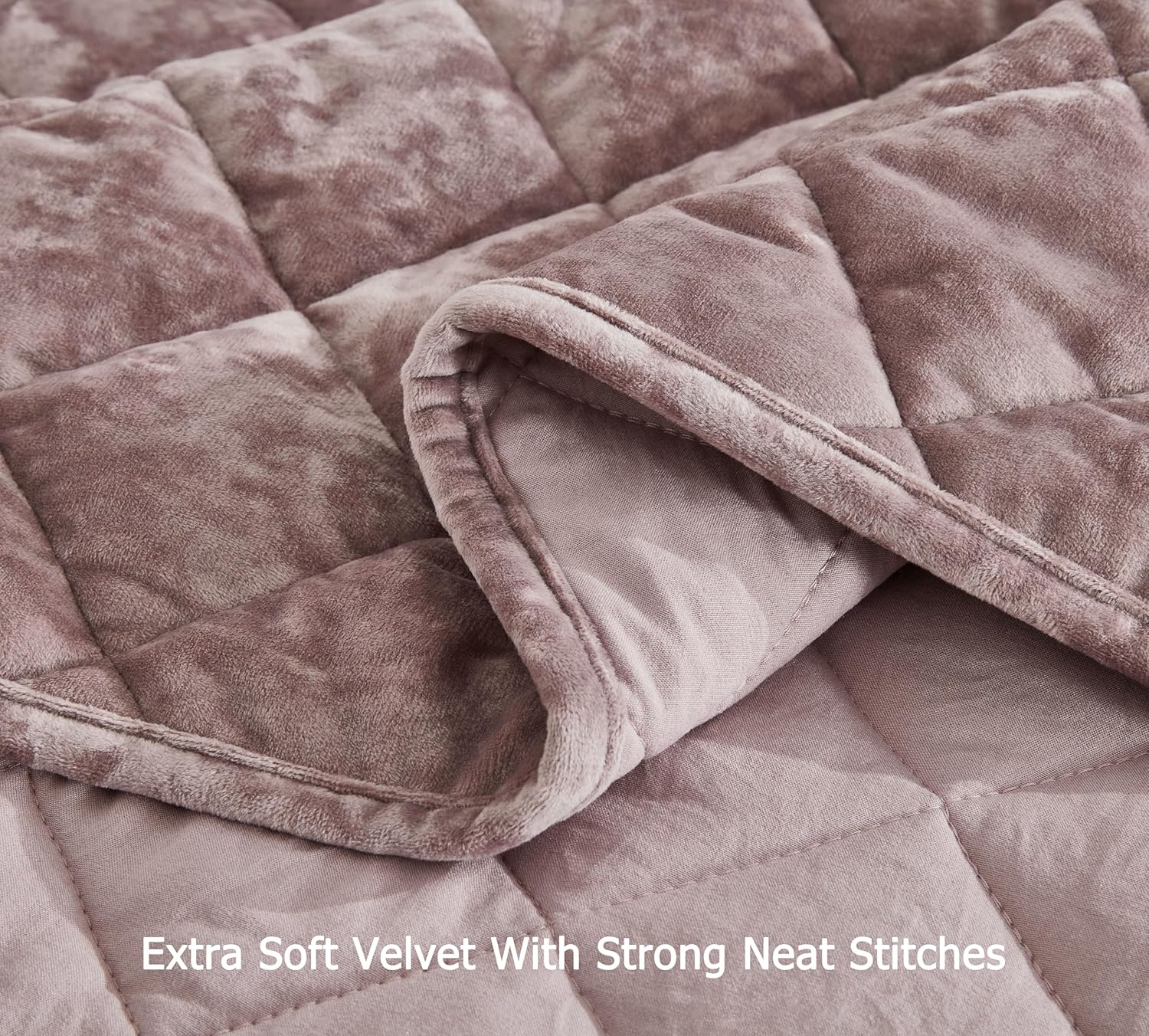 Chezmoi Collection Lux Dusty Pink Velvet - Set Letto King Size - immagine 7