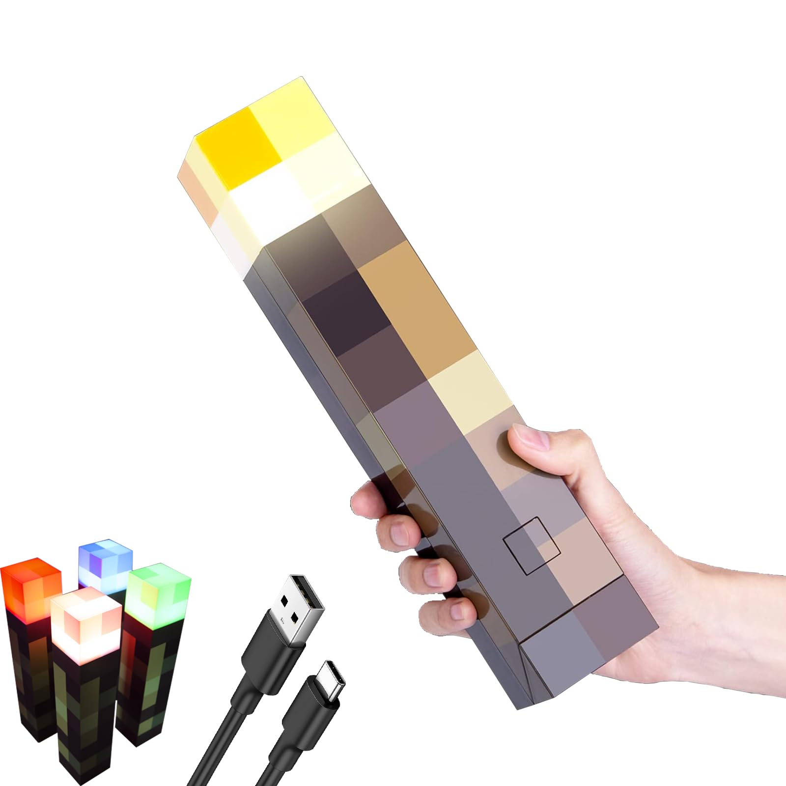 OVLENG Lampada da Parete Torcia MCraft 11''