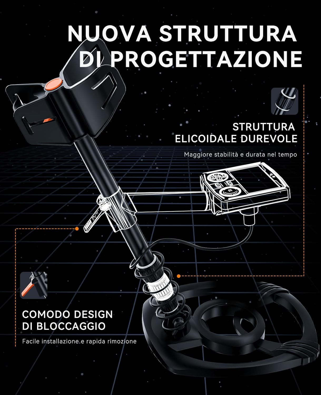 Sunpow Metal Detector Professionale con Chip DSP - immagine 3