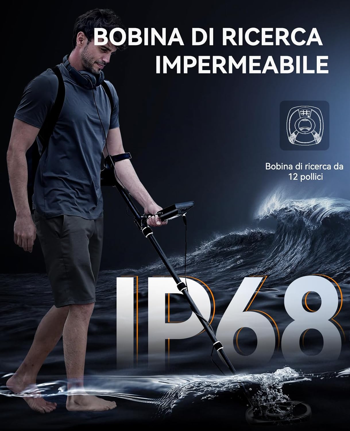 Sunpow Metal Detector Professionale con Chip DSP - immagine 5