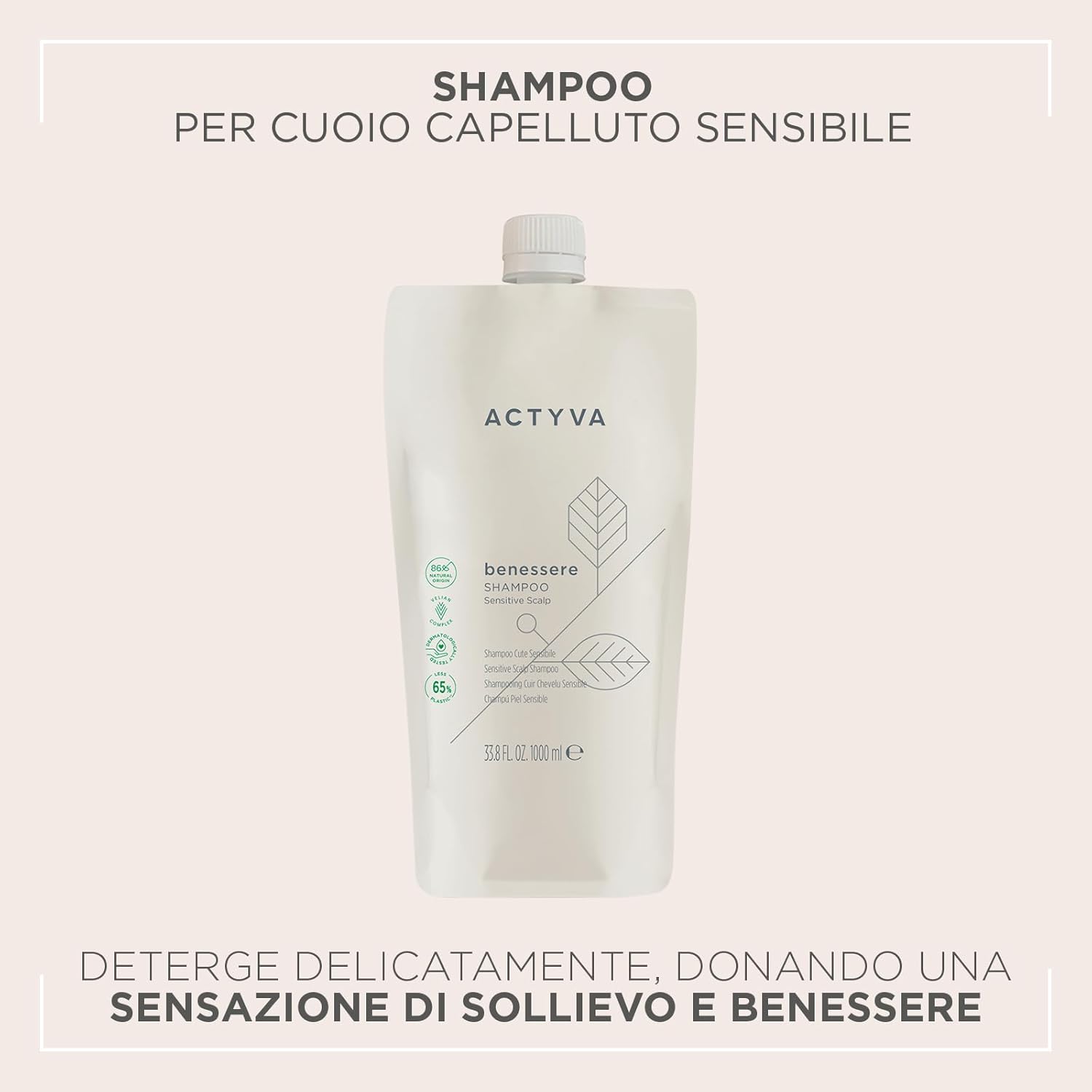 Actyva Benessere Shampoo Lenitivo 1000 ml - immagine 2