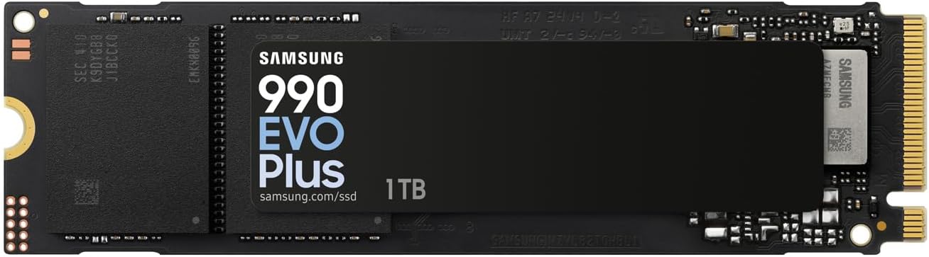 Samsung Memorie MZ-V9S1T0BW 990 EVO Plus SSD Interno 1TB - immagine 1