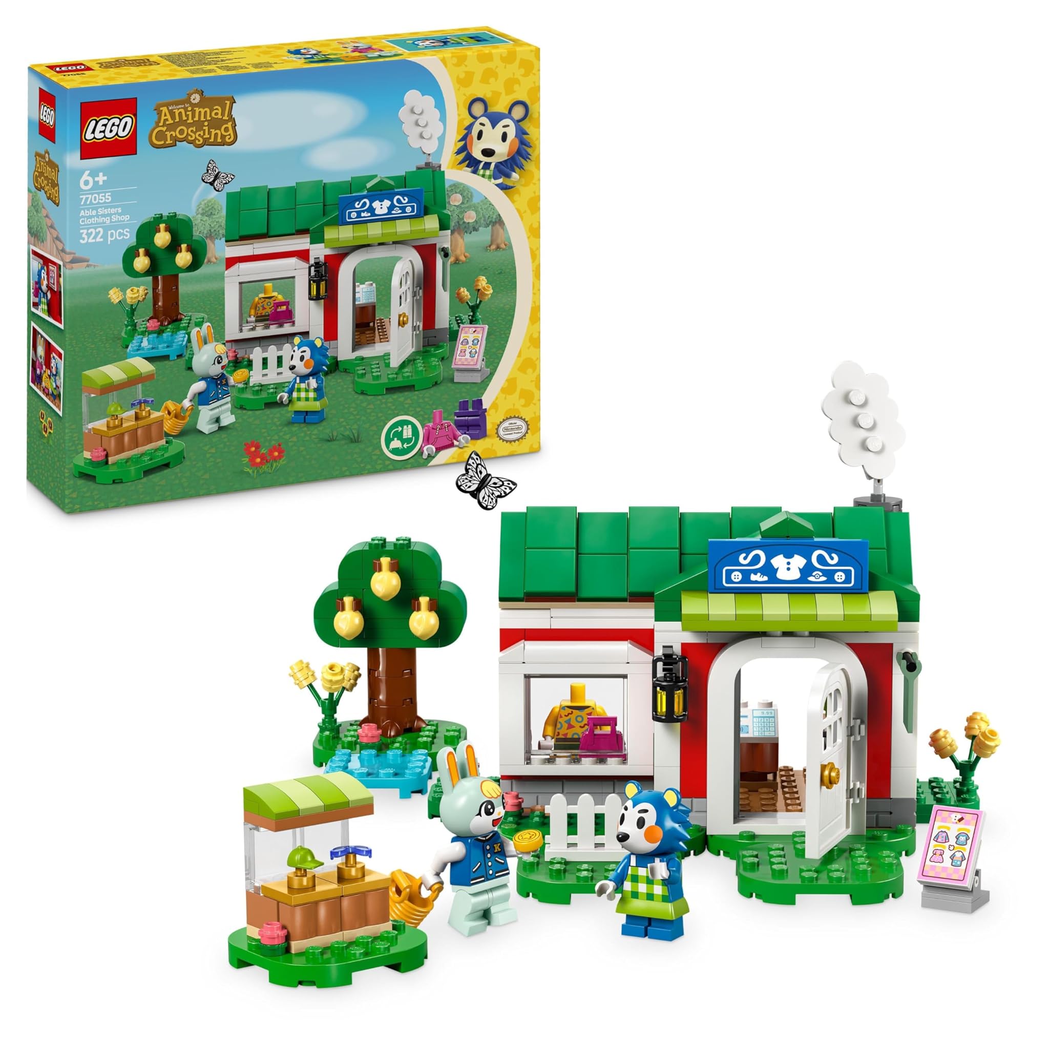 Lego Animal Crossing La Sartoria Sorelle Ago e Filo 77055