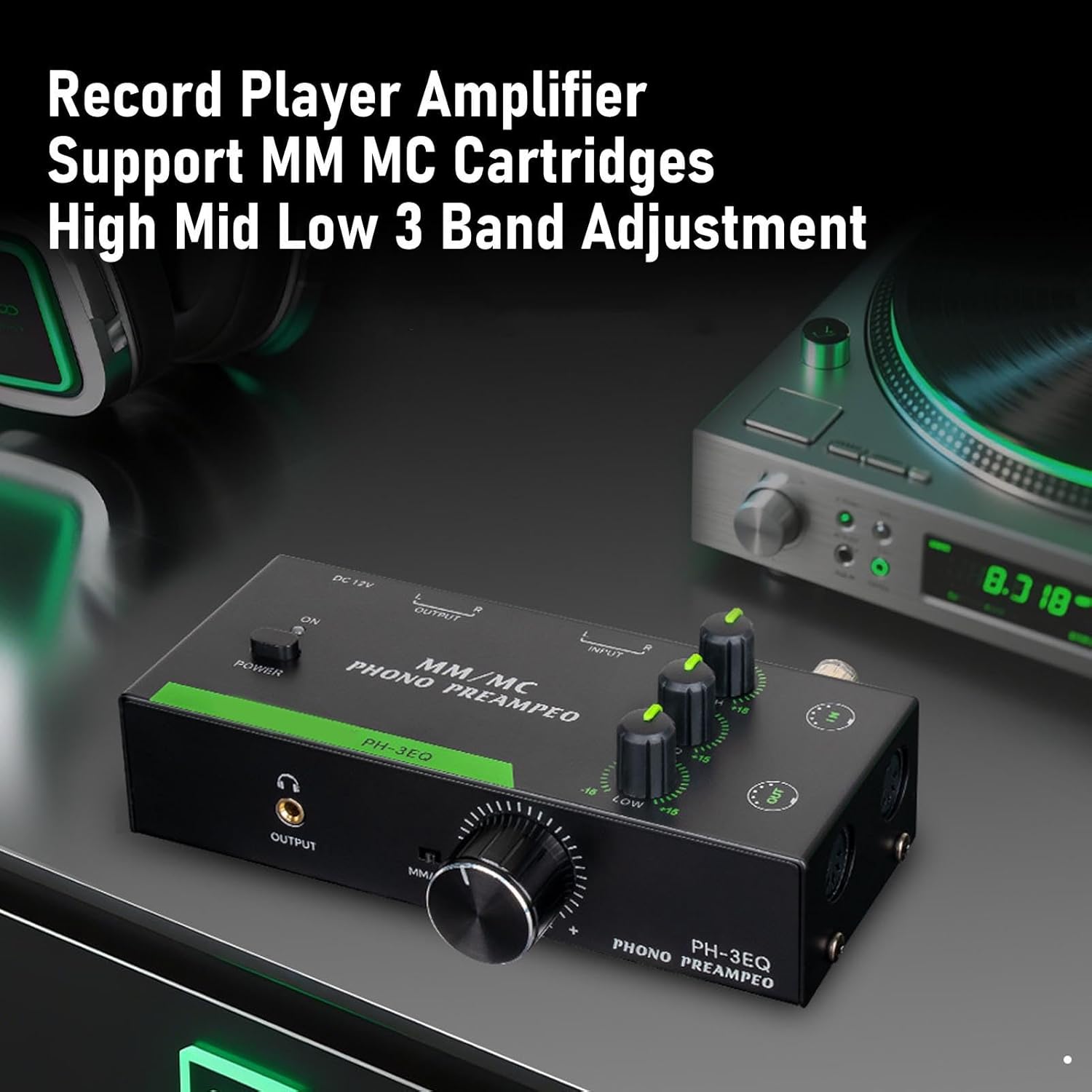 PHONO PREAMP Mini Preamplificatore Home Audio - immagine 2