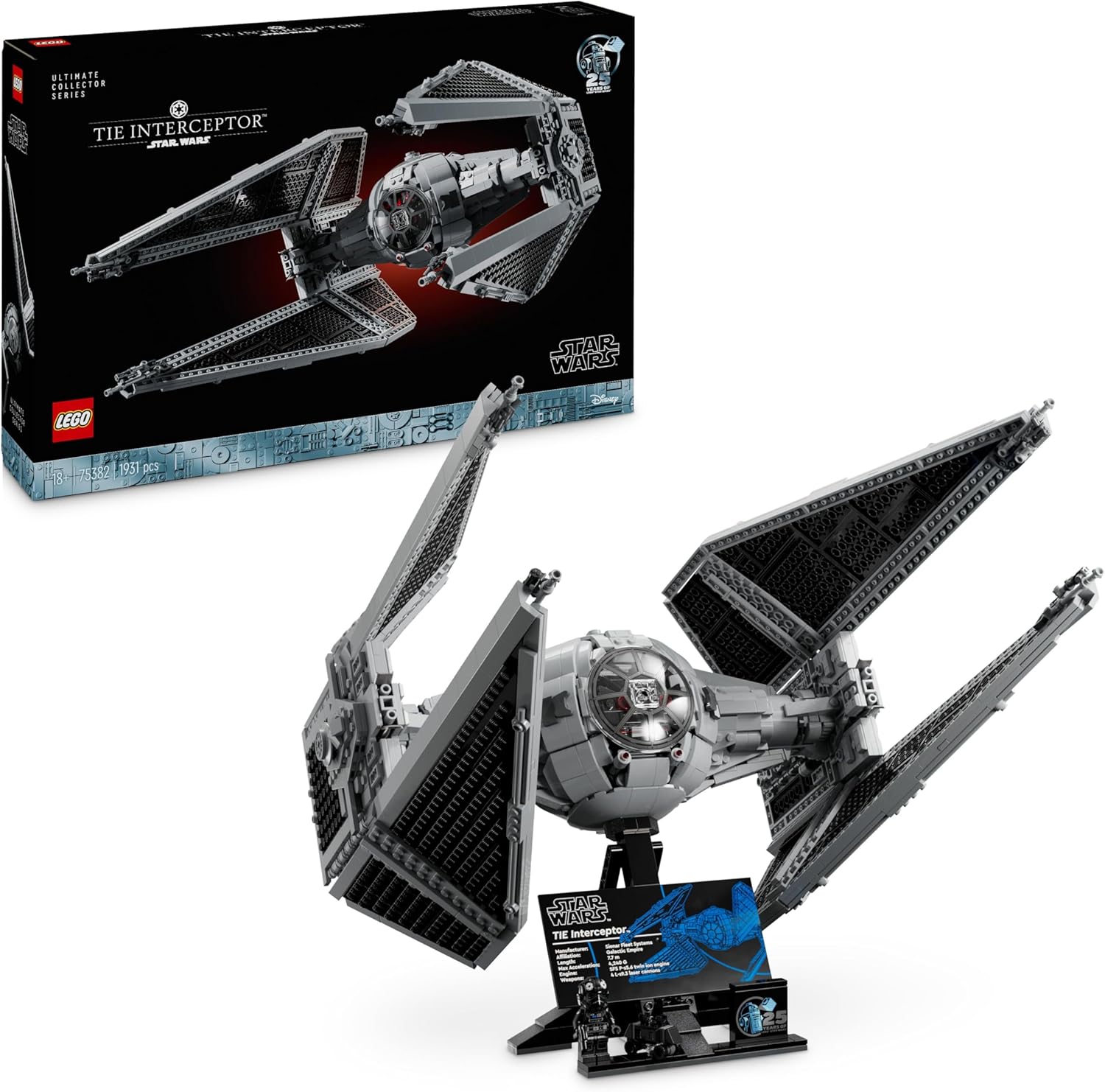 Lego Star Wars TIE Interceptor UCS 75382 - immagine 1