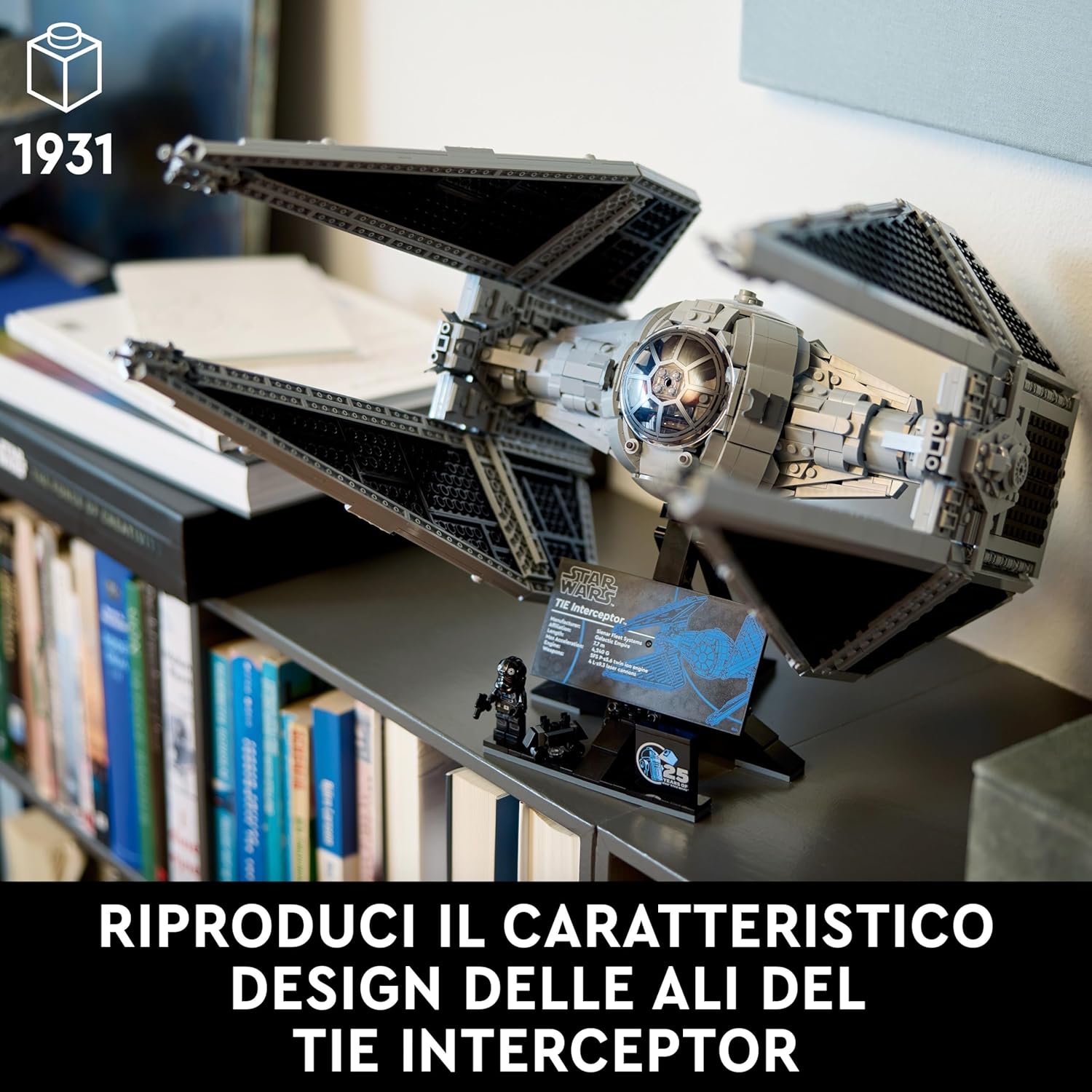 Lego Star Wars TIE Interceptor UCS 75382 - immagine 3