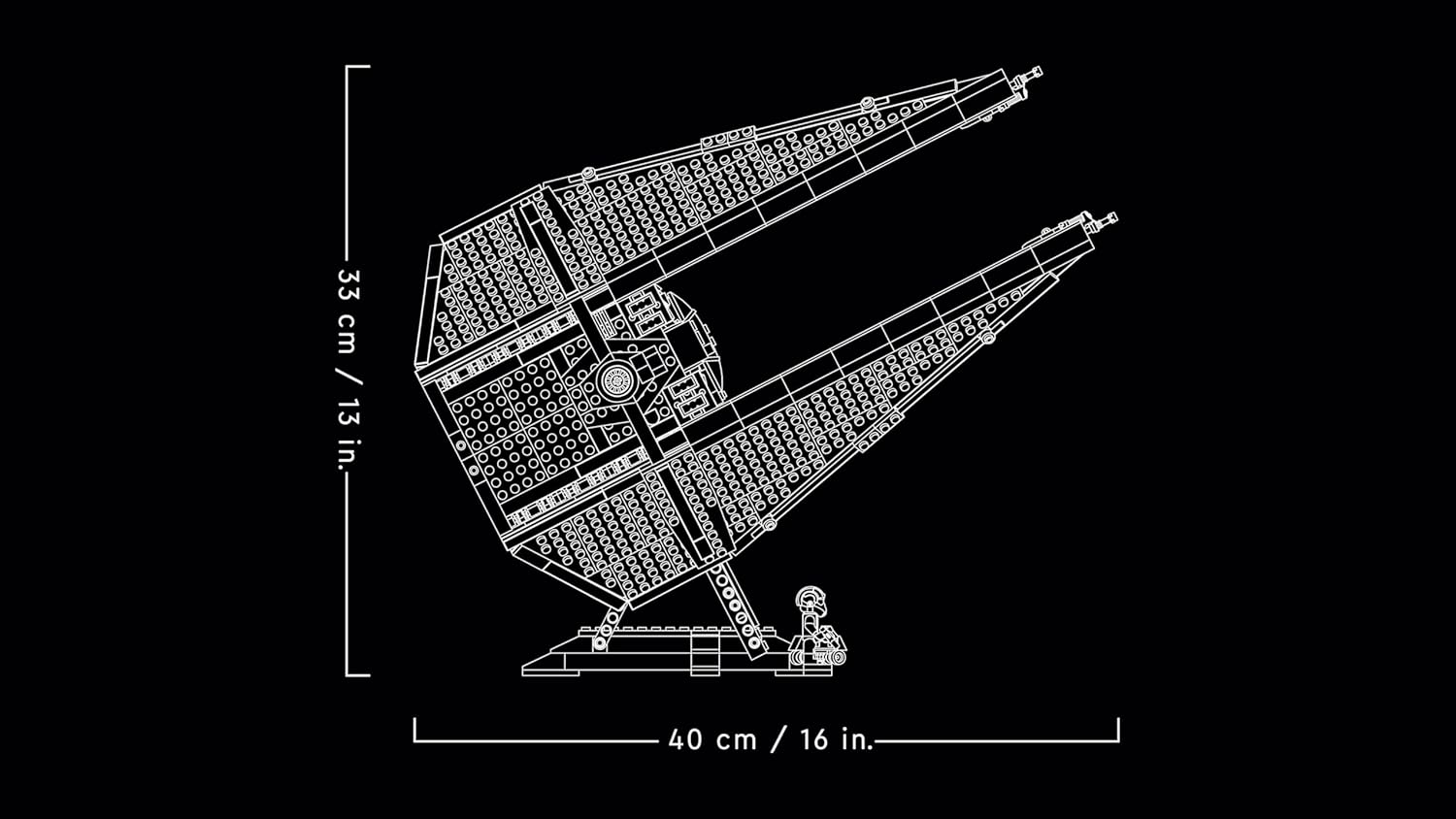 Lego Star Wars TIE Interceptor UCS 75382 - immagine 7