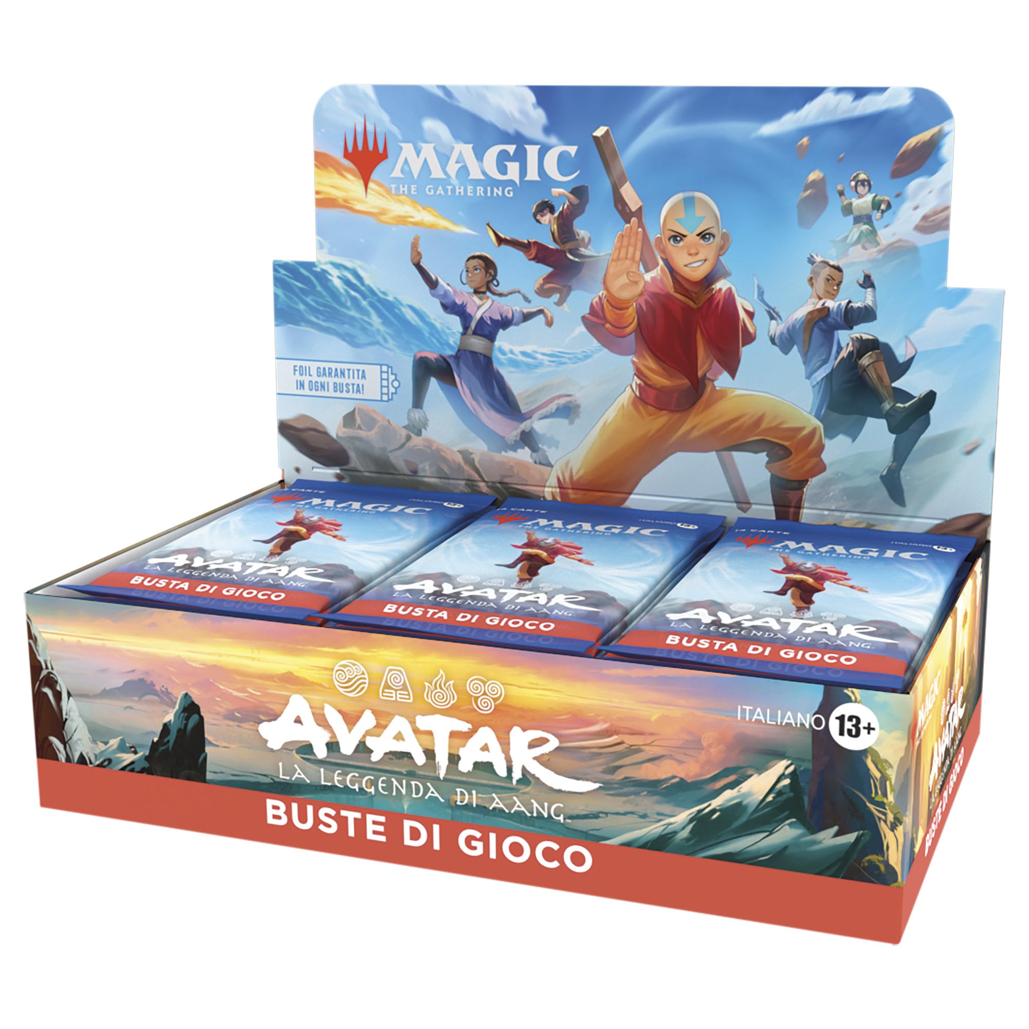 Confezione di buste di gioco di Magic: The Gathering | Avatar: La leggenda di Aang | Gioco di carte collezionabili per giocatori dai 13 anni in su (Versione Italiana)