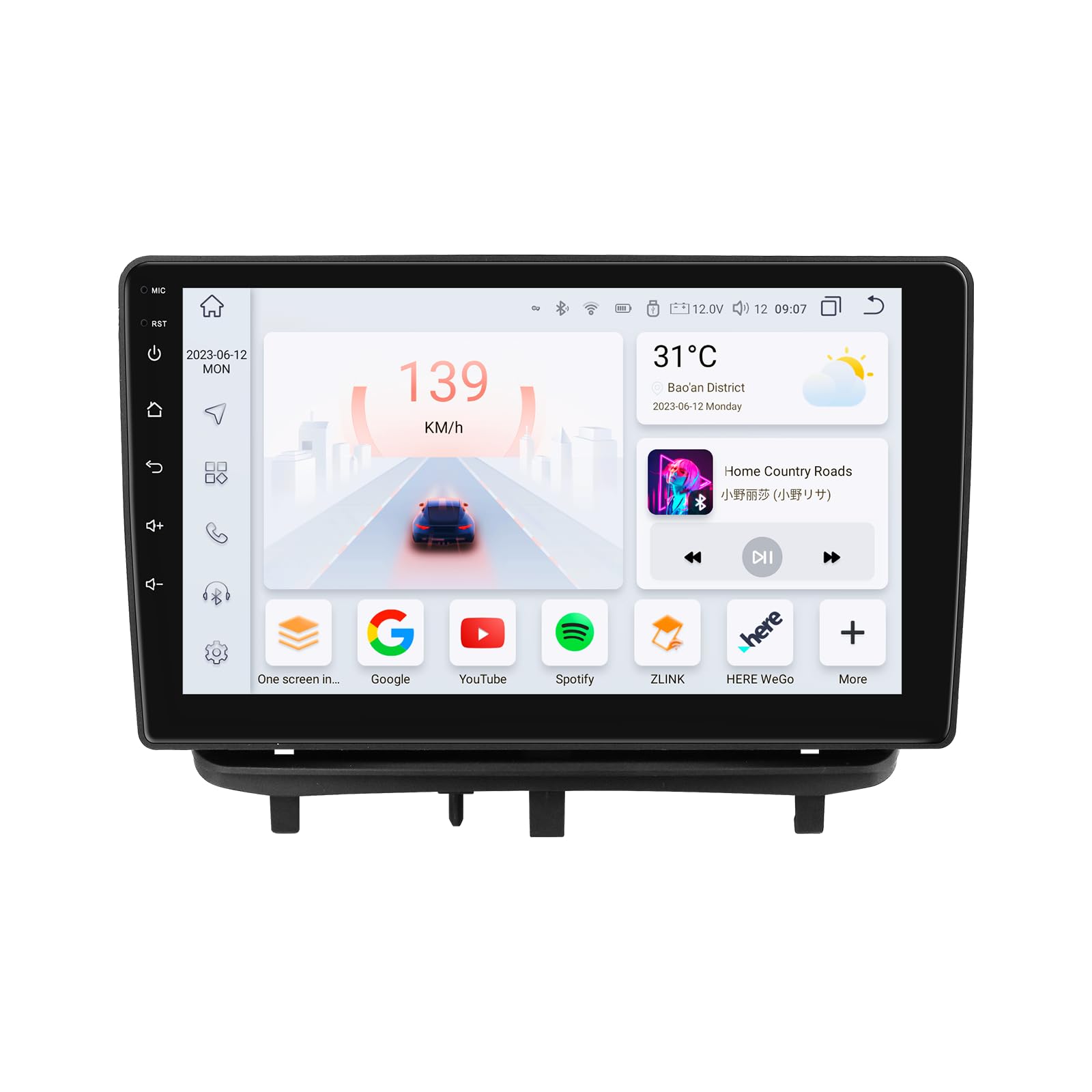 Hizpo Autoradio Android 13 9 pollici per Opel Corsa D 2007-2012