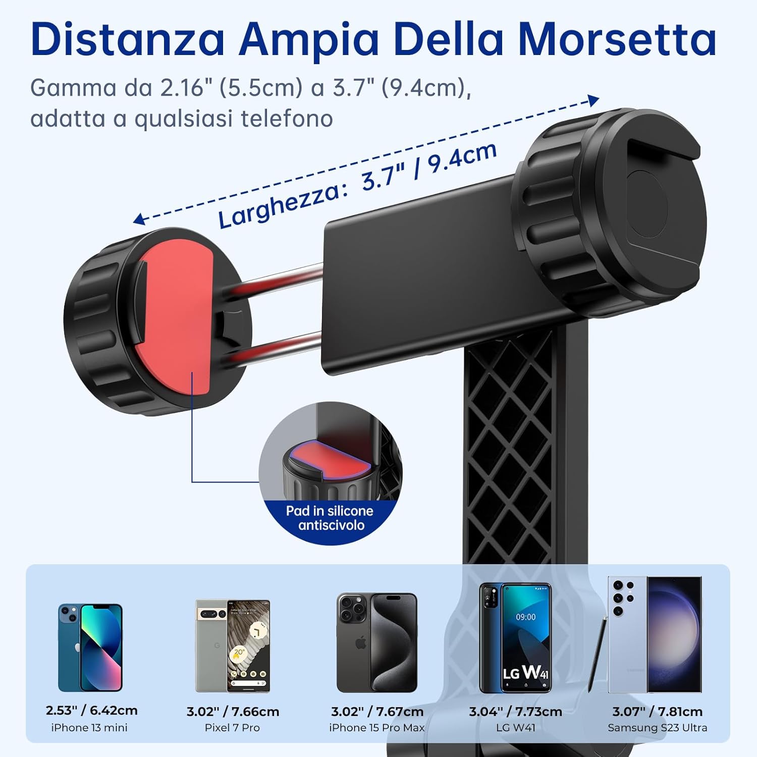 Syncwire Adattatore Cellulare per Treppiedi 360° - immagine 5