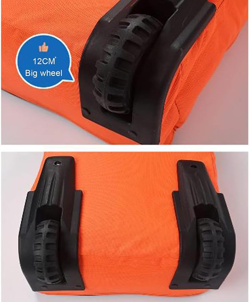 Borsa Imbottita per Snowboard/Sci con Ruote, Blu - immagine 3