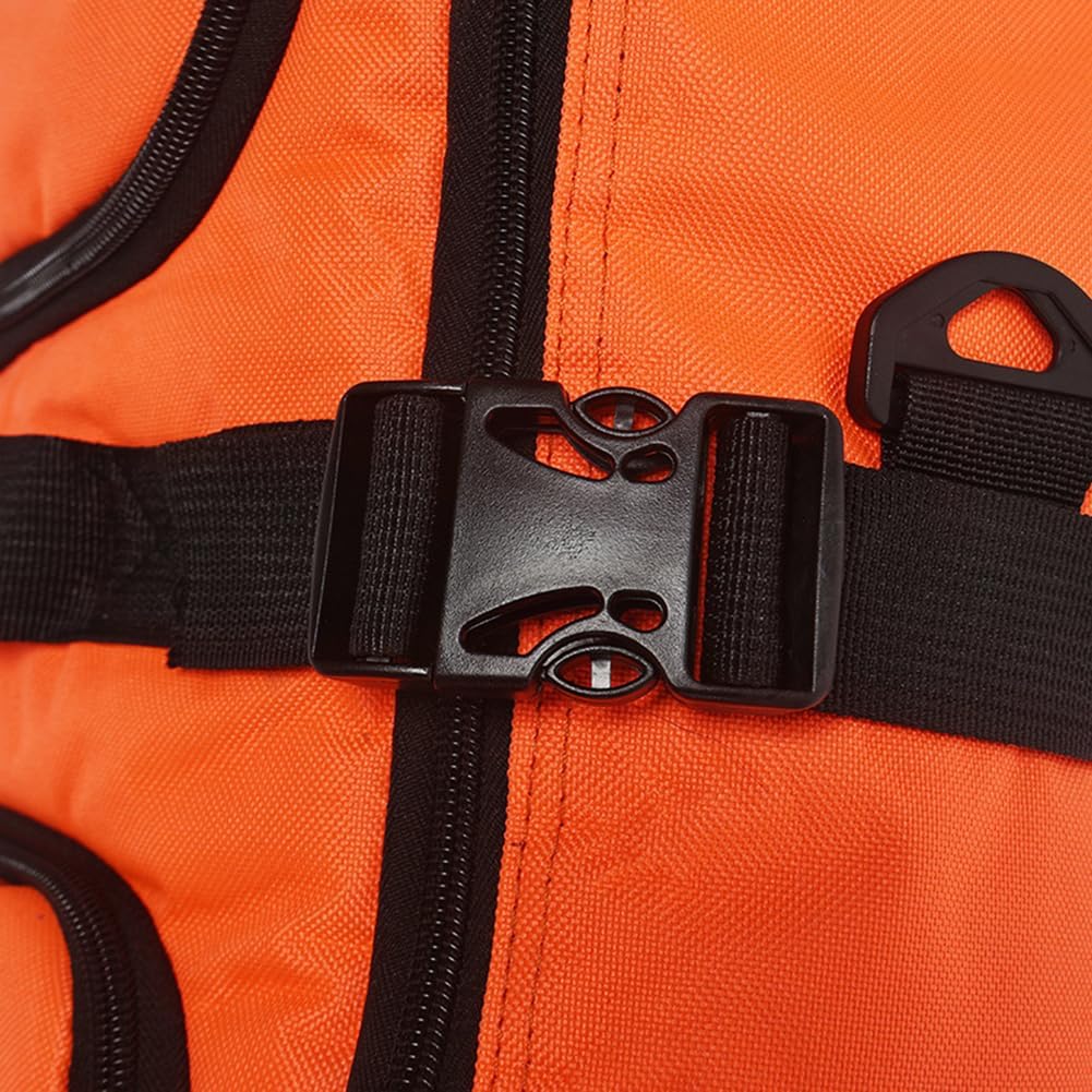 Borsa Imbottita per Snowboard/Sci con Ruote, Blu - immagine 7