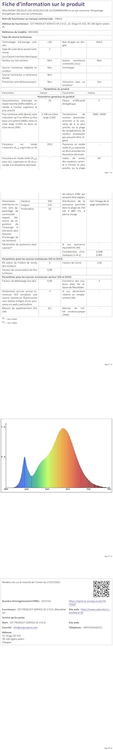 Fanlg Plafoniera a LED 30CM a Nuvole - immagine 12