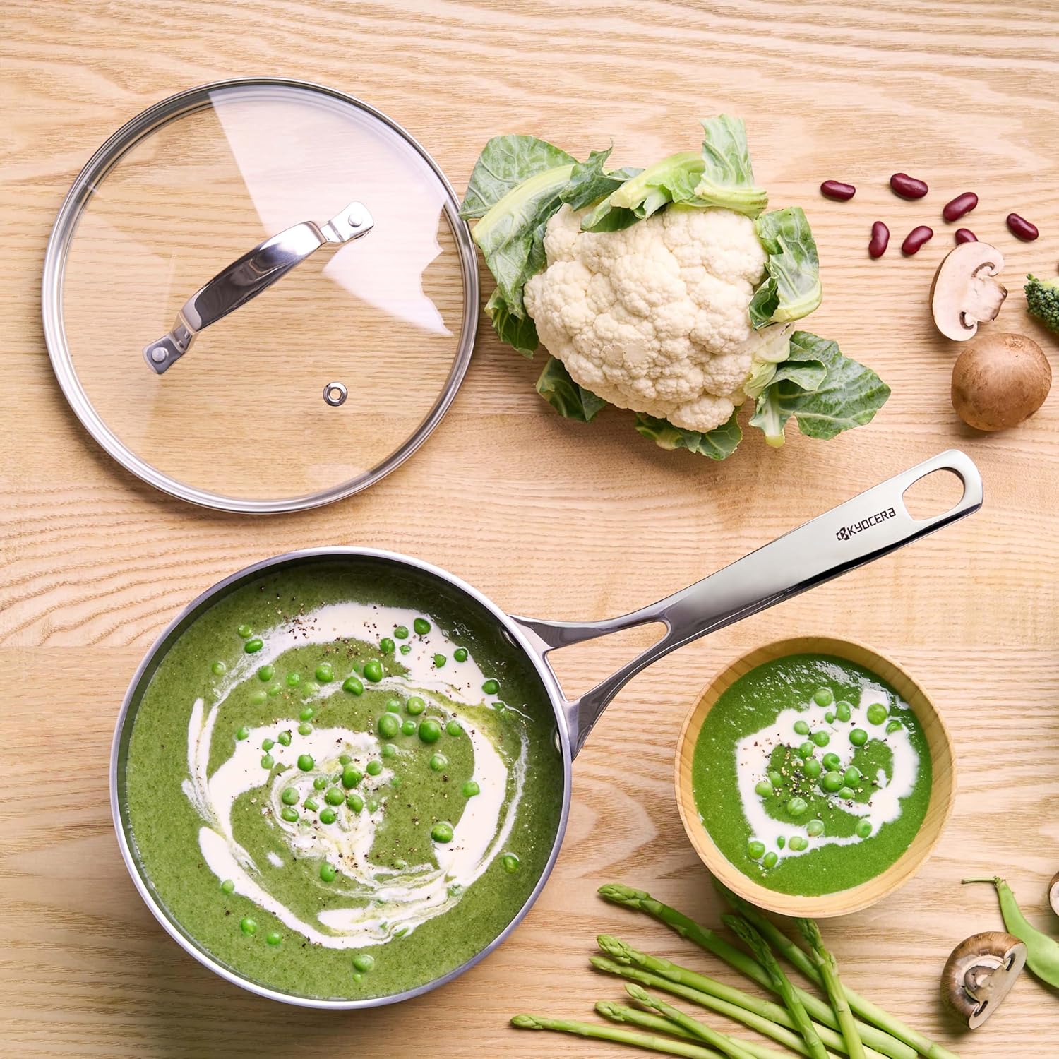 Kyocera Casseruola in Ceramica 18cm con Coperchio - immagine 5