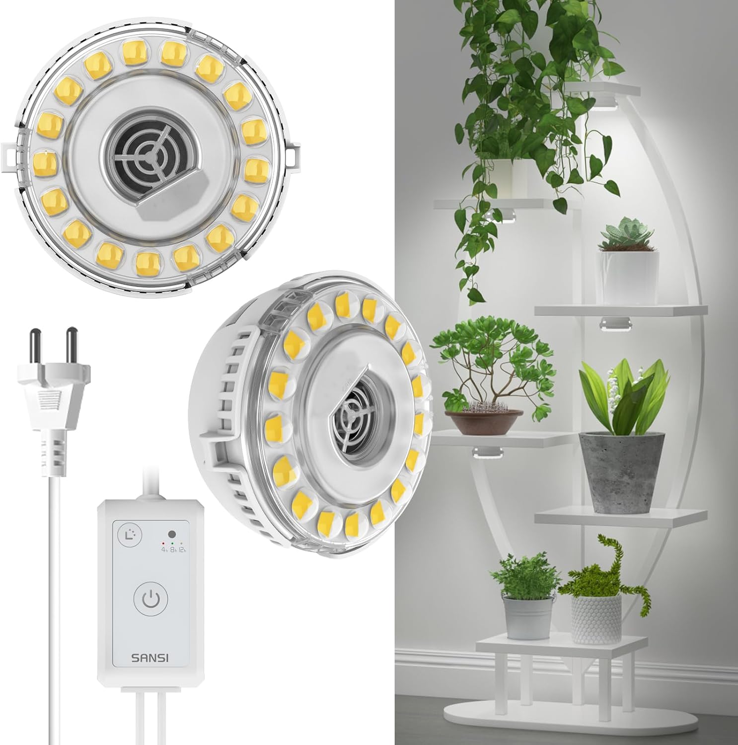 Sansi Lampada Orticoltura LED 10W Dimmerabile