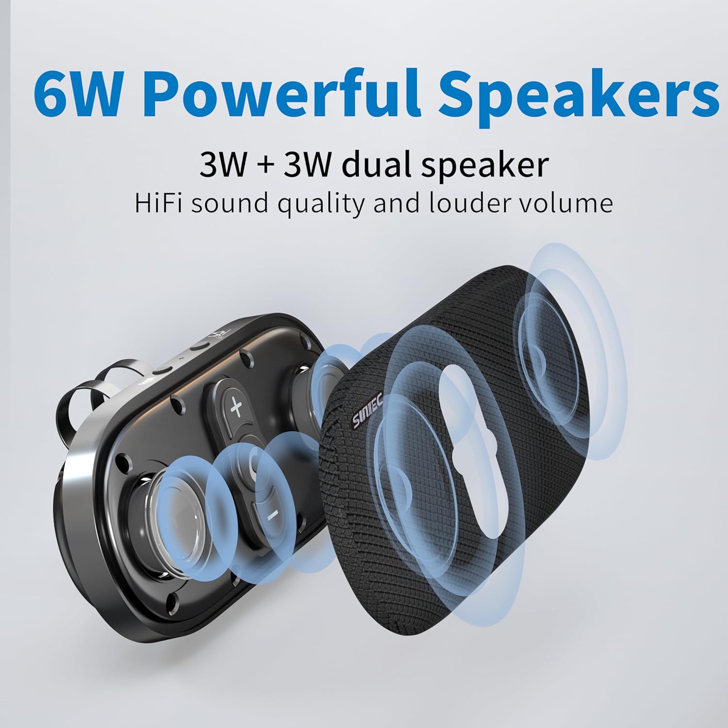 Sunitec Vivavoce Auto Bluetooth 5.1 con Clip - immagine 4