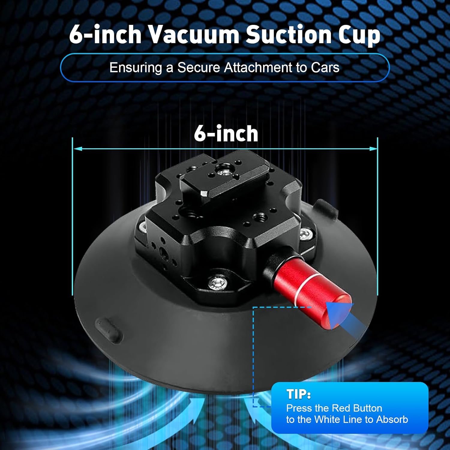 Supporto Fotocamera a Ventosa con Braccio Ammortizzatore - immagine 3
