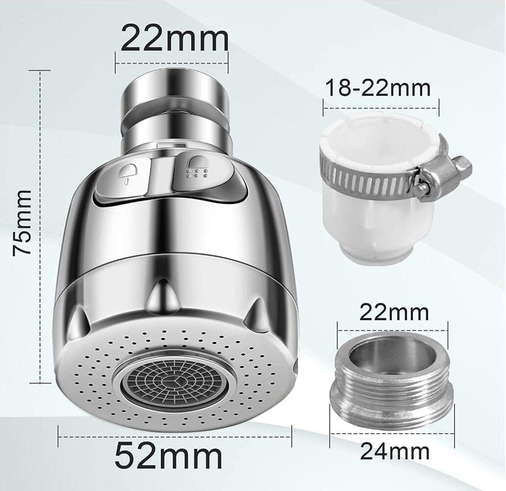 Vinabo Aeratore per Rubinetto Girevole 360° - immagine 5