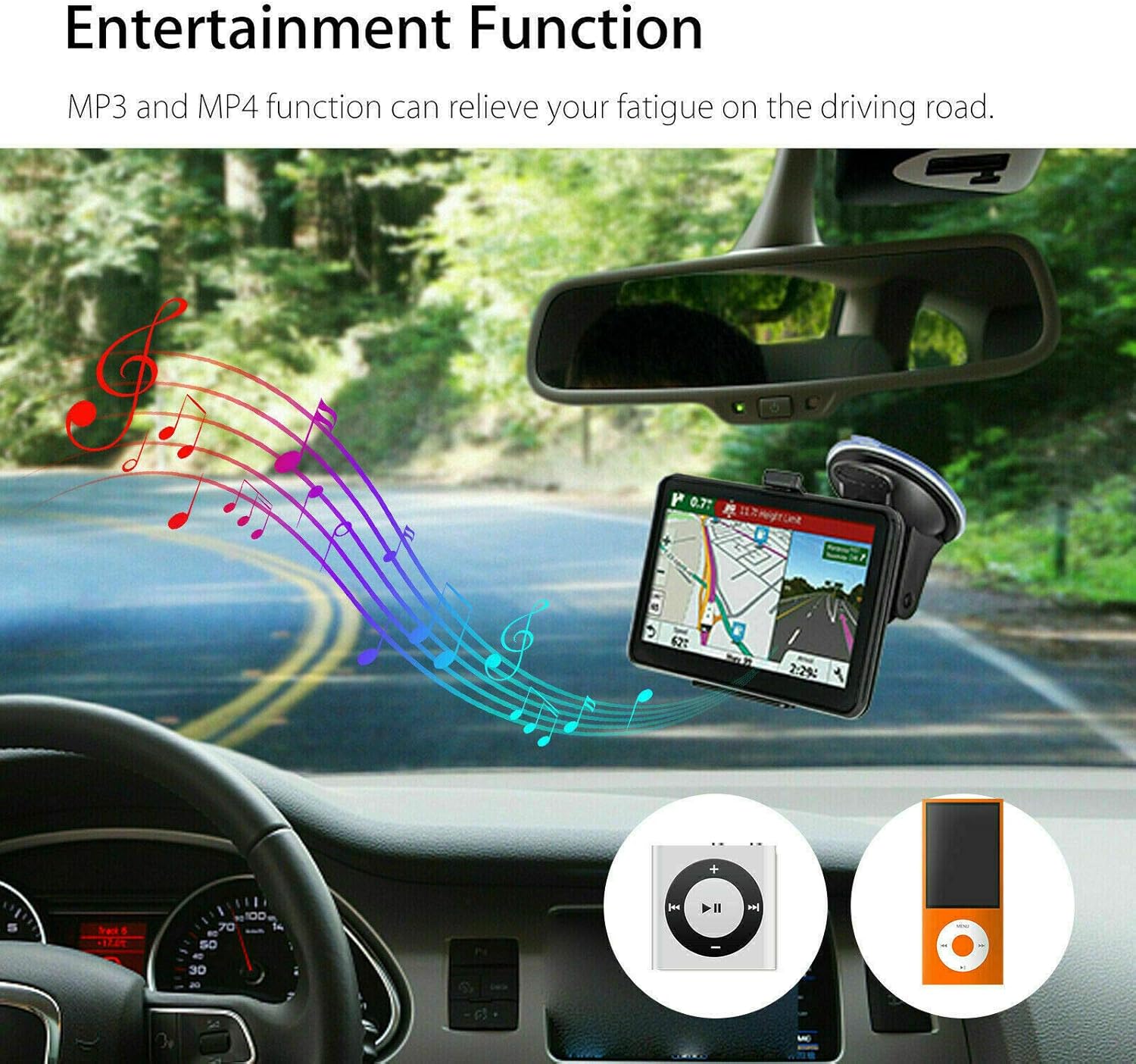 Navigatore GPS Auto Portatile Baceyong 7 Pollici - immagine 6